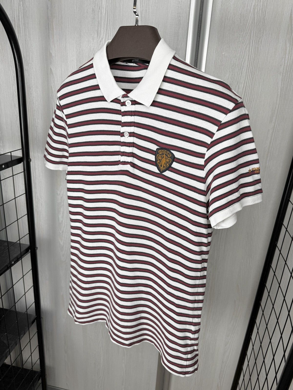 Gucci Gucci Striped Red White Polo shirt rare Size US S / EU 44-46 / 1 - 8 Thumbnail