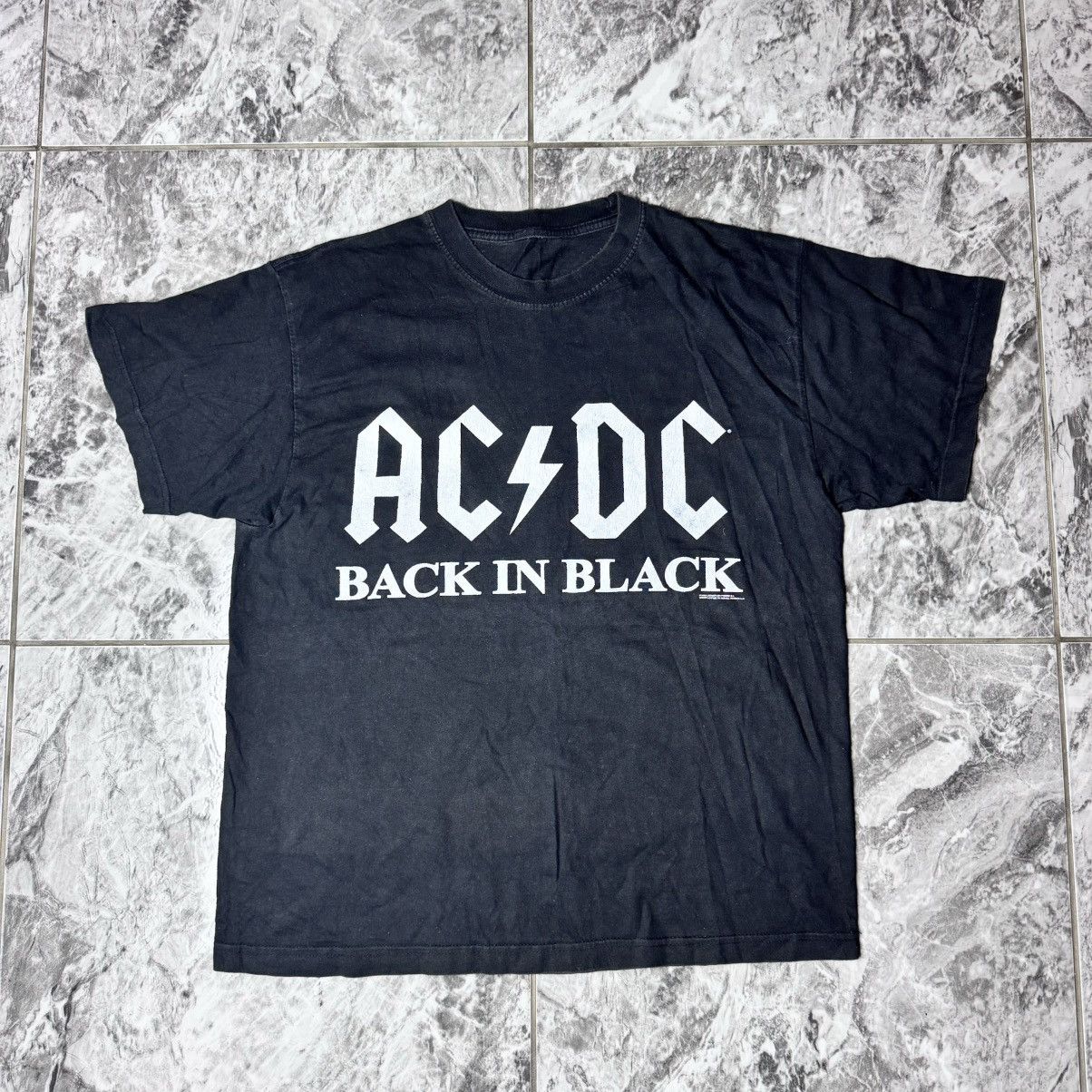 AC/DC × Vintage AC/DC 2000 Back in Black T-shirt Size US M / EU 48-50 / 2 - 1 Thumbnail