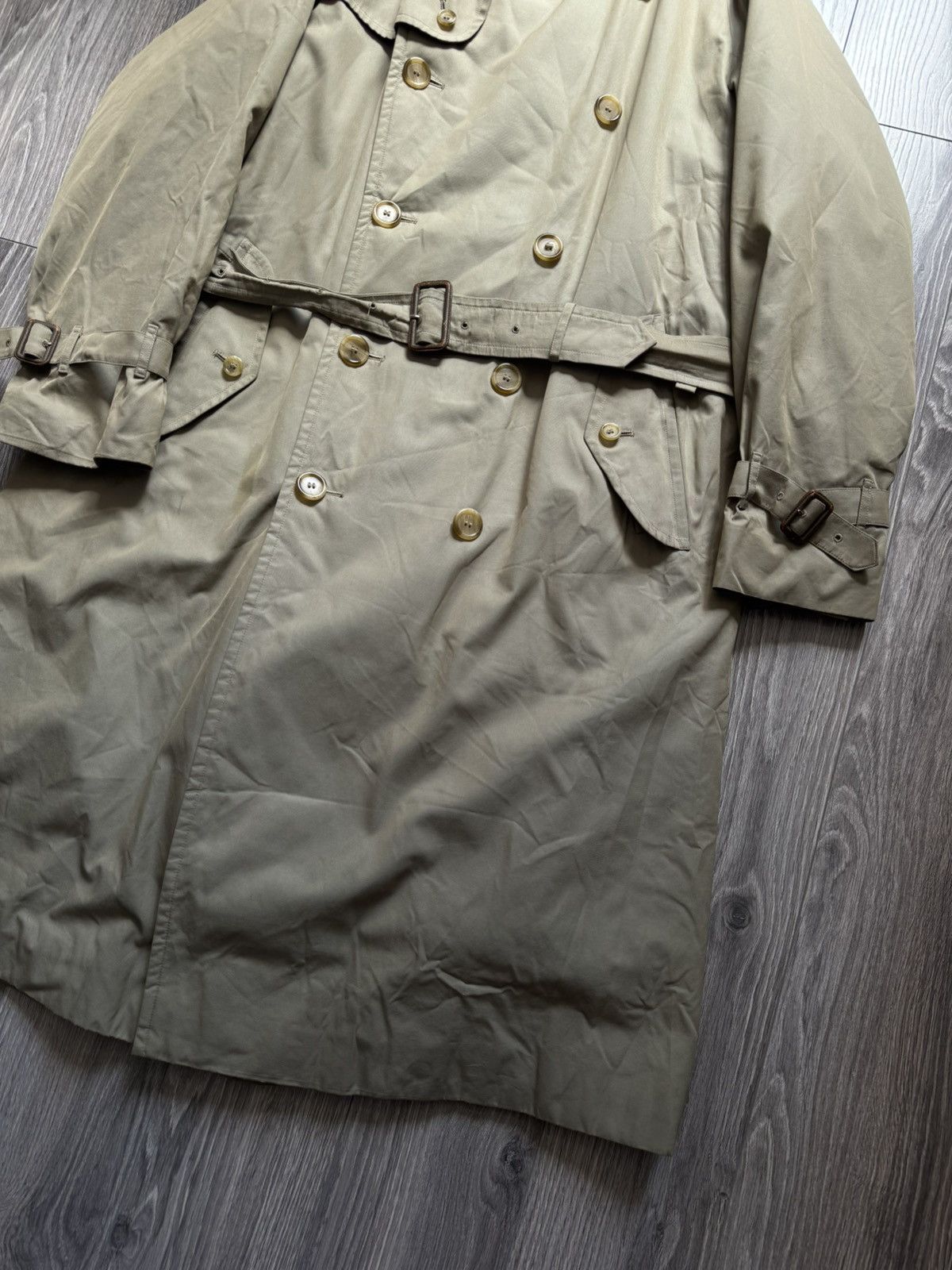 Burberry Burberrys’ Prorsum Ladage&Oelke Double-Brested TrenchCoat 56 Size US XL / EU 56 / 4 - 3 Thumbnail