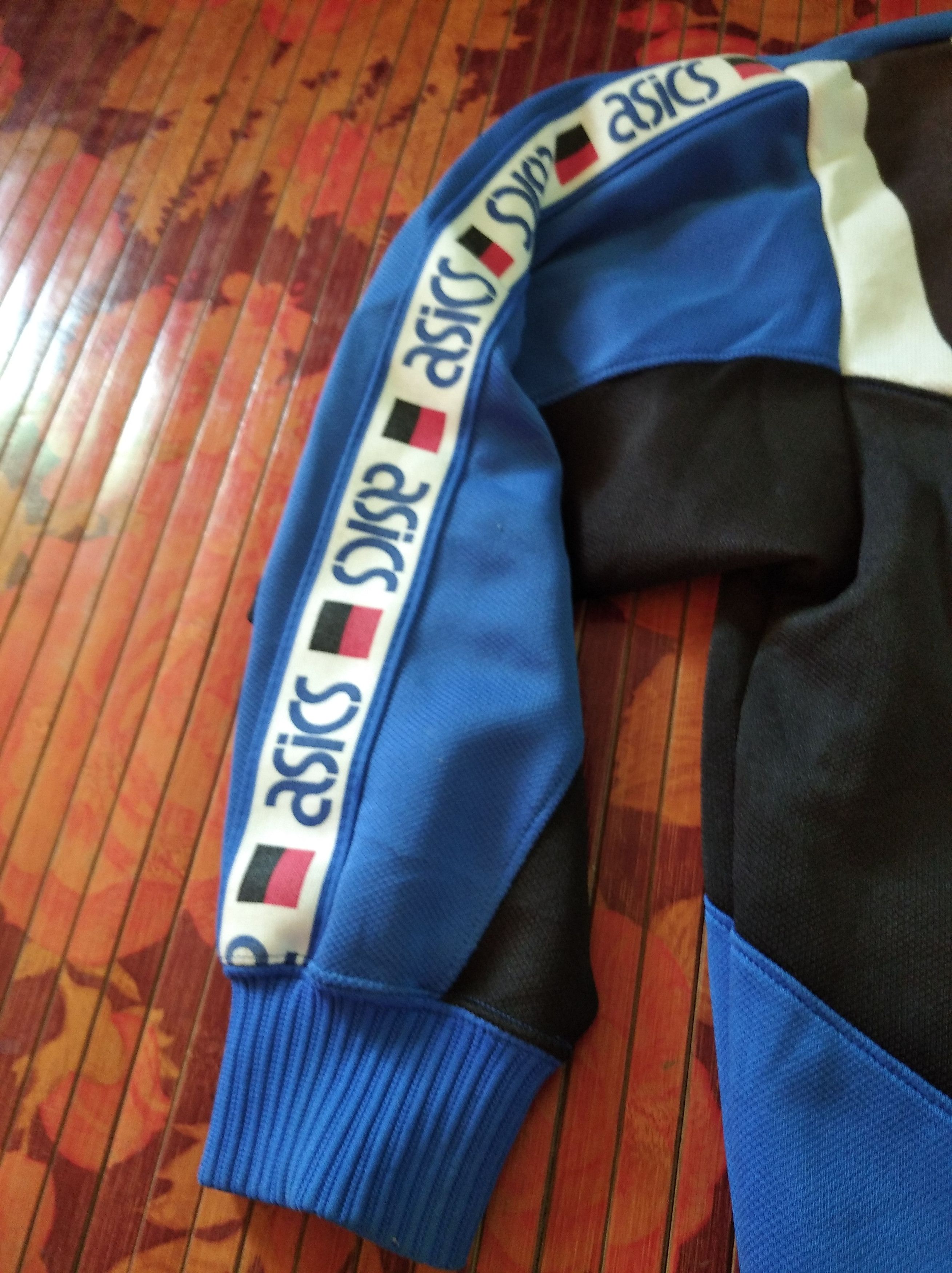 Asics Vintage ASICS Japan sidetape training jacket Size US M / EU 48-50 / 2 - 4 Thumbnail