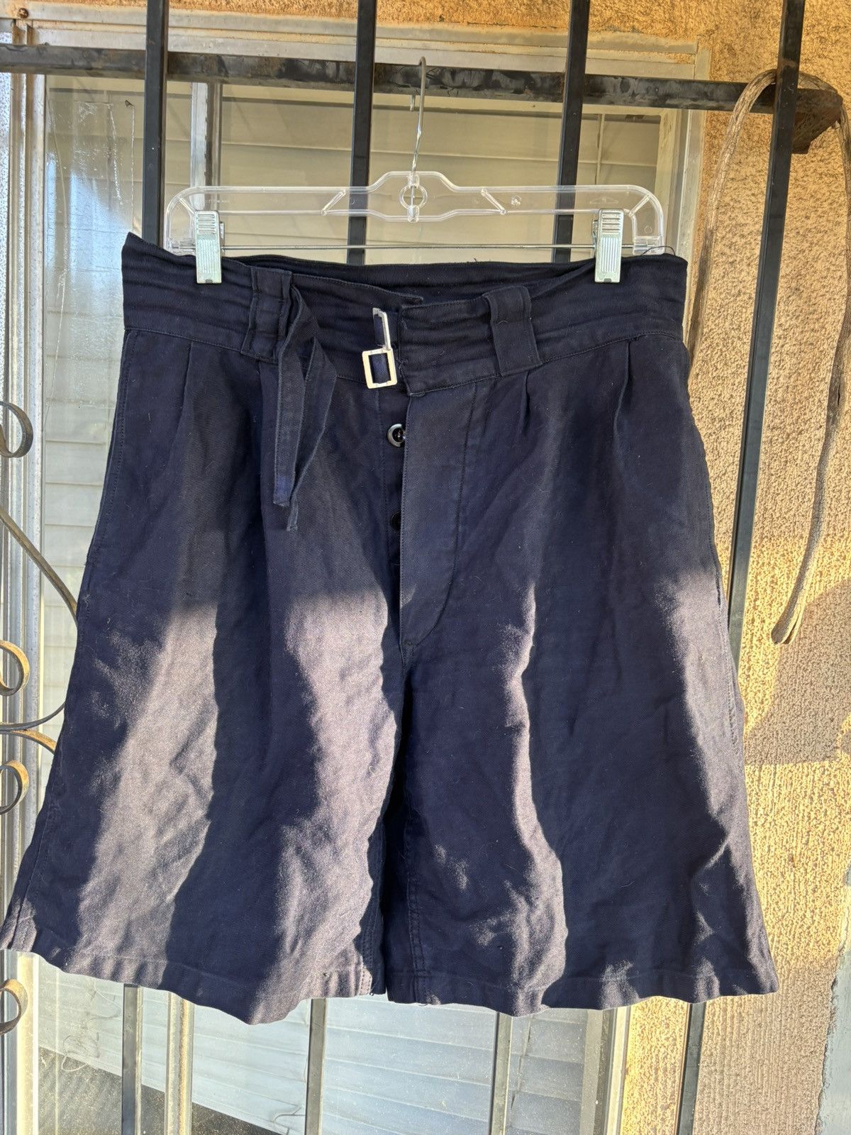 Vintage ultra rare vintage Italian Navy gurkha shorts Size US 32 / EU 48 - 1 Thumbnail