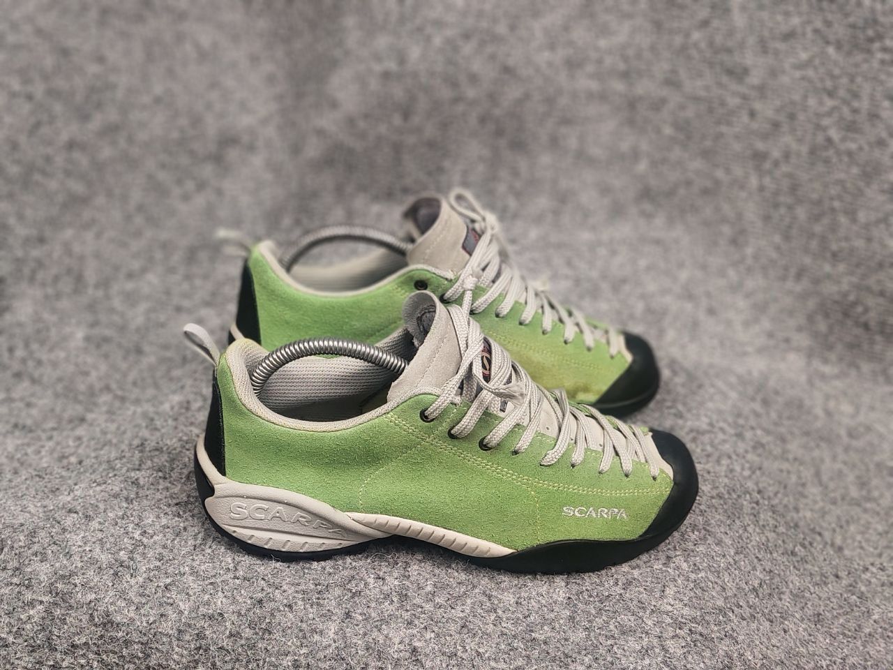 Vibram Scarpa Mojito Sneaker Green Lace Up Leather Walking Shoes Size US 6 / EU 39 - 6 Thumbnail