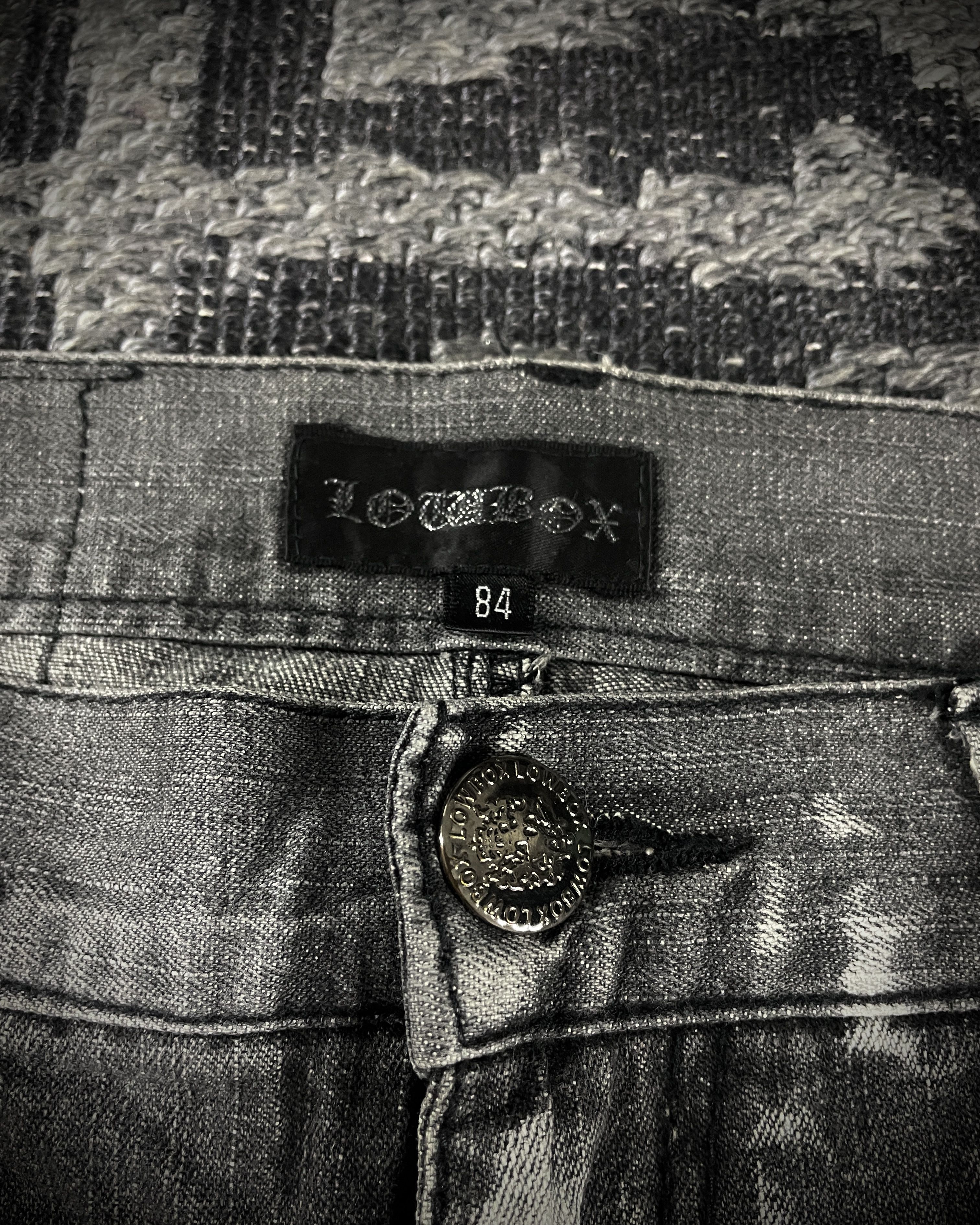 LOWBOX LOWBOX Dirty Washed Denim Size US 34 / EU 50 - 4 Thumbnail