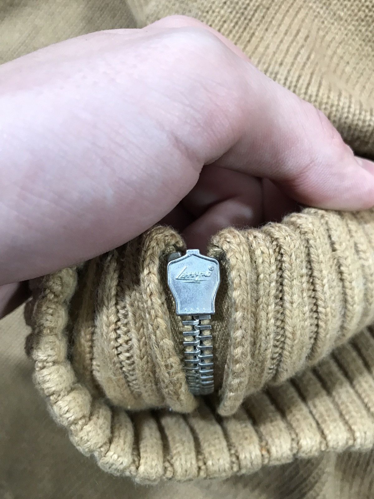 Polo Ralph Lauren × Vintage Vintage Polo Ralph Lauren 1/4 Zip Knit Sweater Size US L / EU 52-54 / 3 - 3 Thumbnail