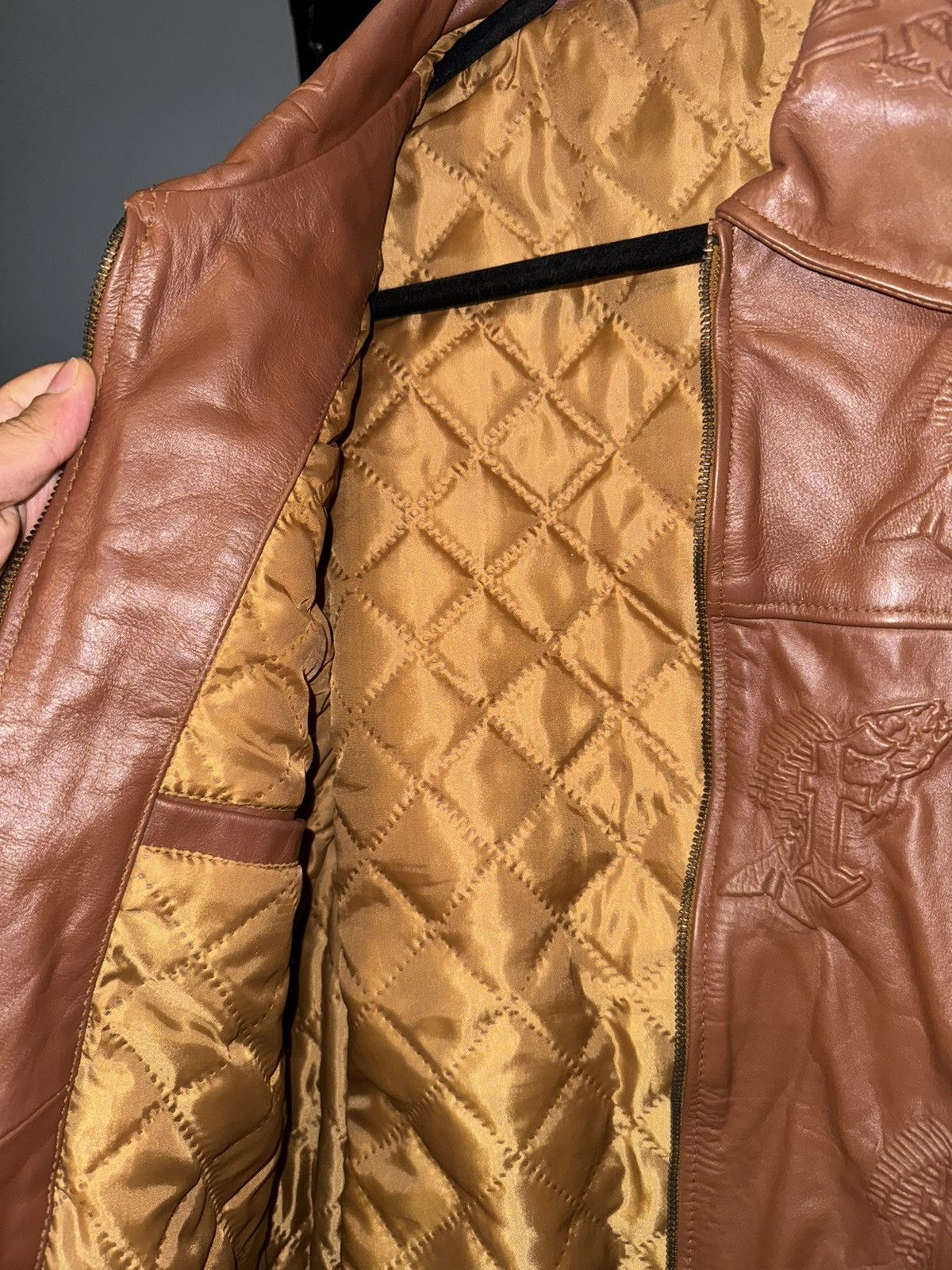 Other Kobe Fisher “Fishscale” Limited Run Leather Jacket Size US XL / EU 56 / 4 - 3 Thumbnail
