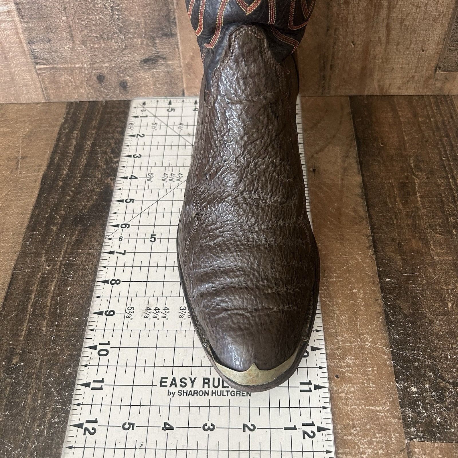 Vintage Olathe Vintage Western Brown Cowboy Boots Mens 10 D Size US 10 / EU 43 - 5 Thumbnail