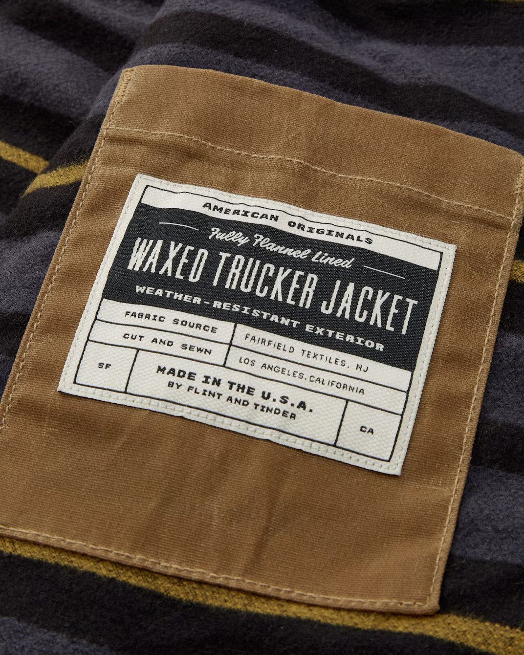 Flint And Tinder × Grateful Dead × Huckberry Huckberry x Grateful Dead Flannel-Lined Waxed Trucker Jacket Size US S / EU 44-46 / 1 - 8 Thumbnail
