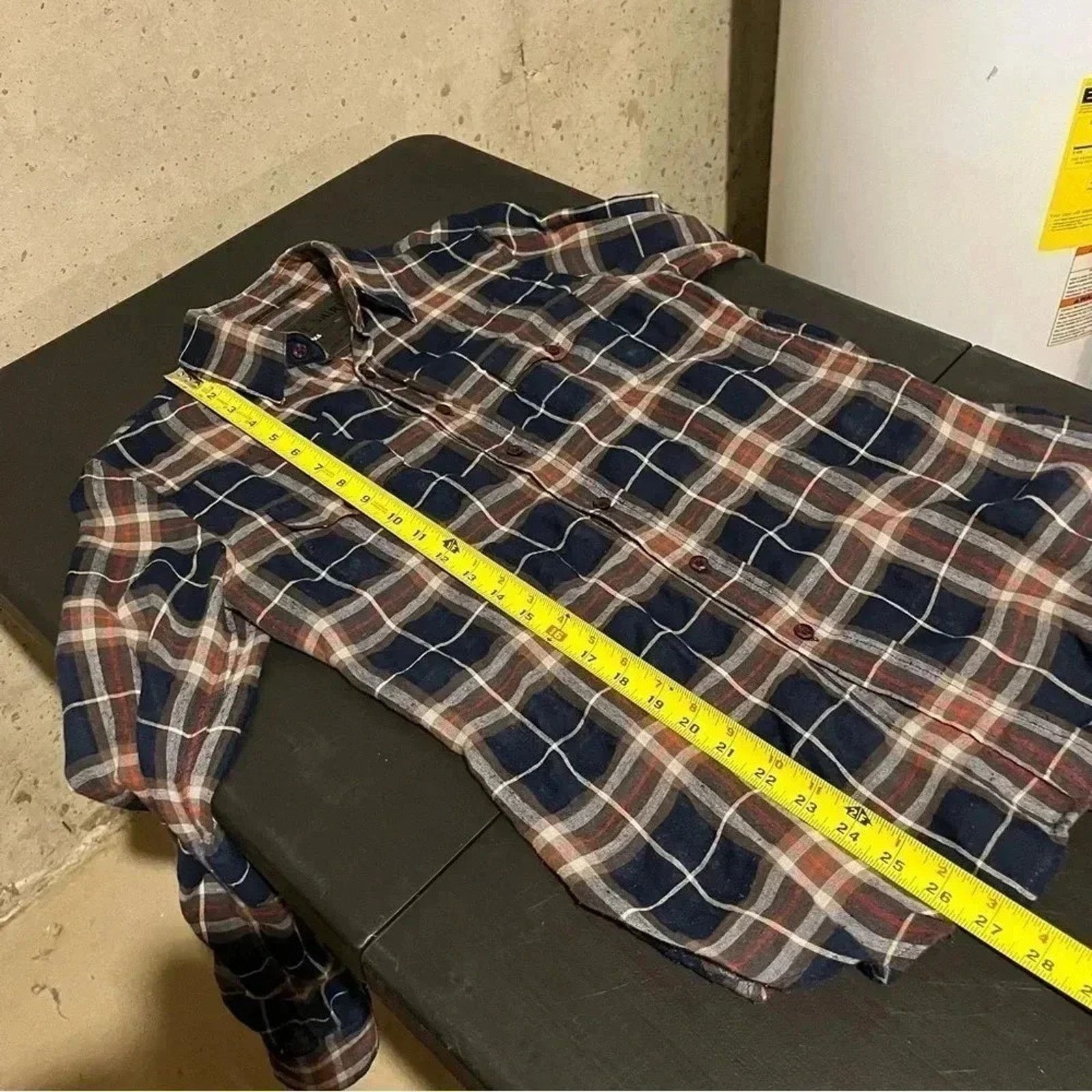 Other Joe’s Jeans ‘The Shirt’ Navy Plaid Lightweight Unisex Sz XS Size XS / US 0-2 / IT 36-38 - 8 Thumbnail