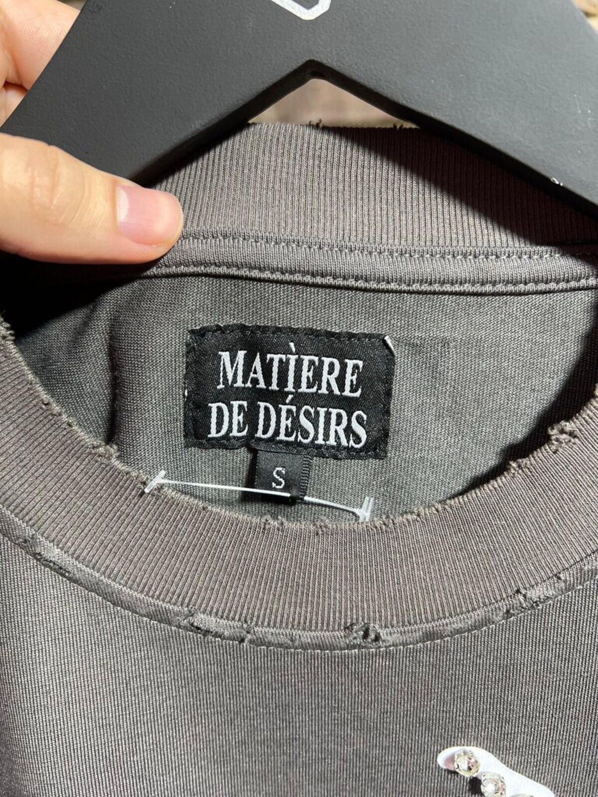 Bottega Desires Matiere De Desires Rhinestone TeeSz. S Size ONE SIZE - 3 Thumbnail