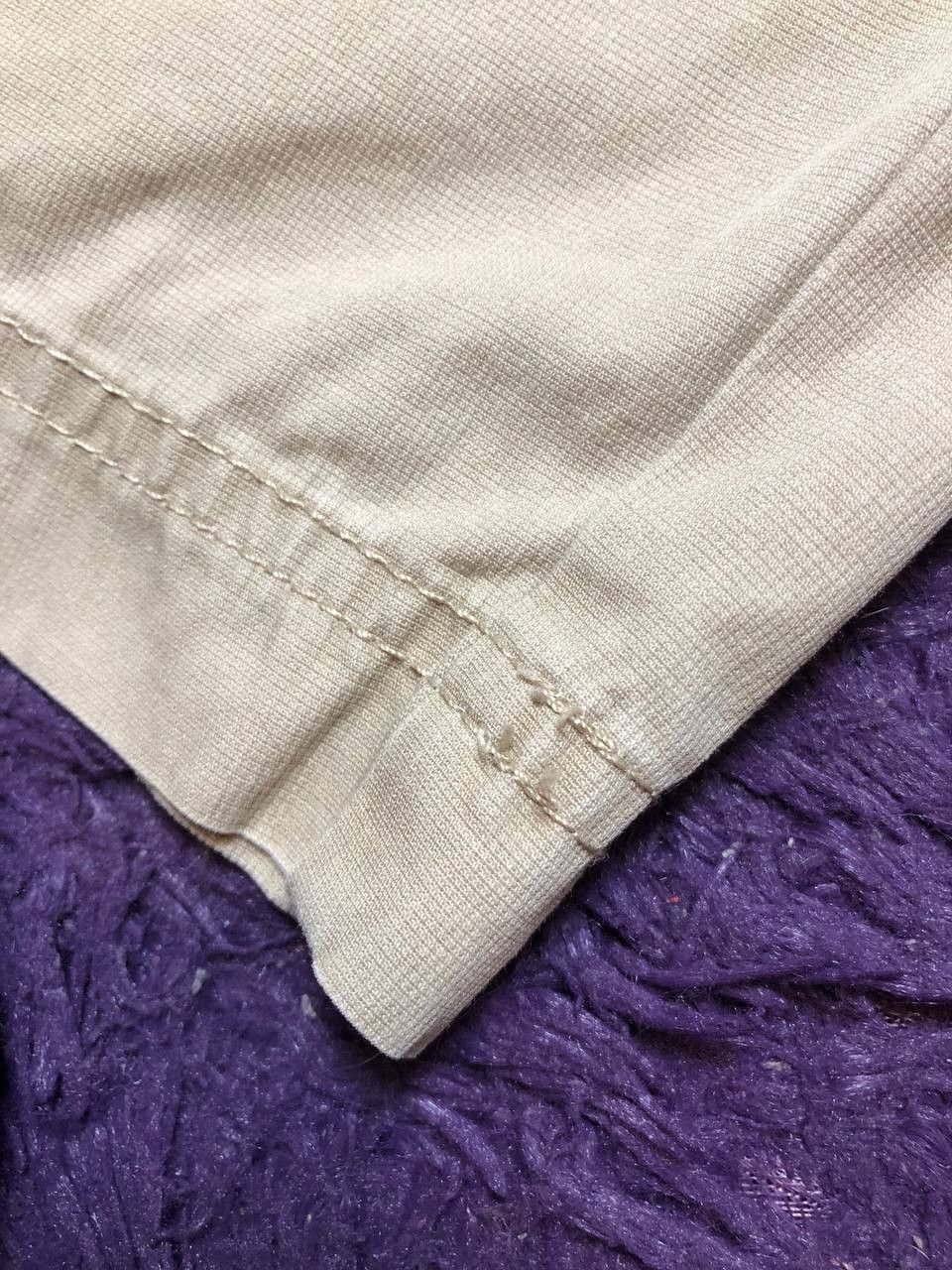 Nike streetwear beige denim shorts Vintage Y2K logo NIKE Size US 34 / EU 50 - 18 Thumbnail