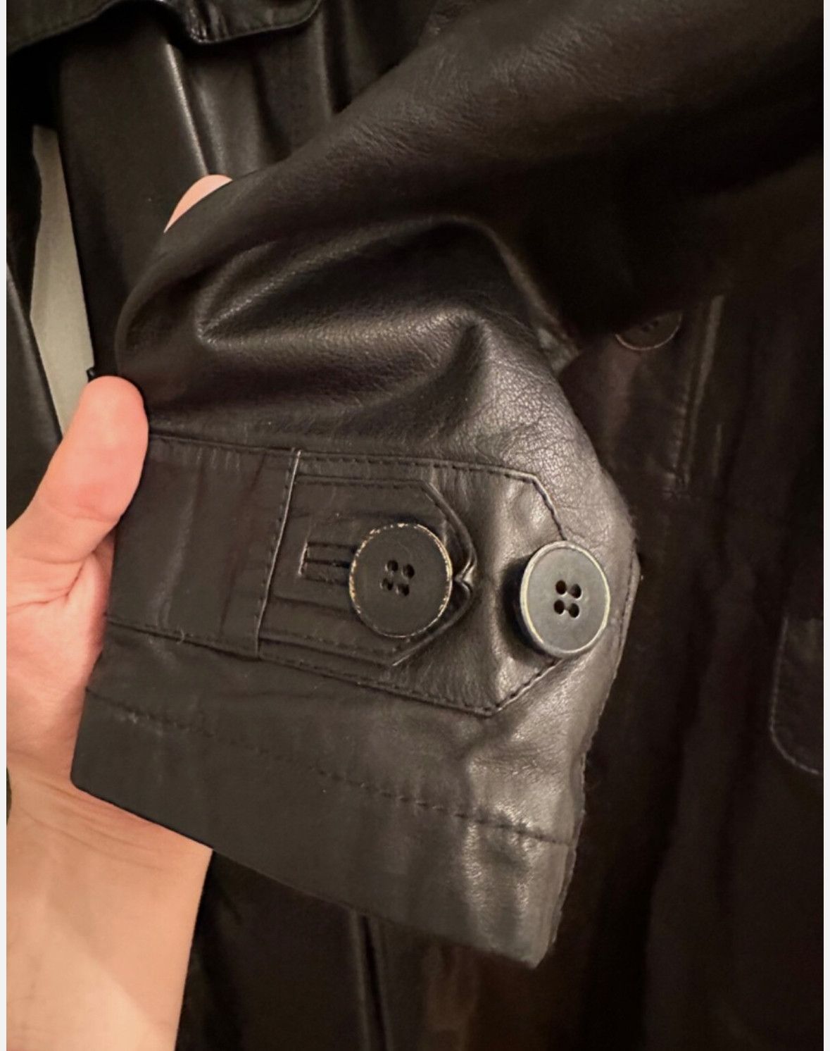 Cloak Cloak NYC Very Rare Black Leather Trench Coat Size US S / EU 44-46 / 1 - 6 Thumbnail