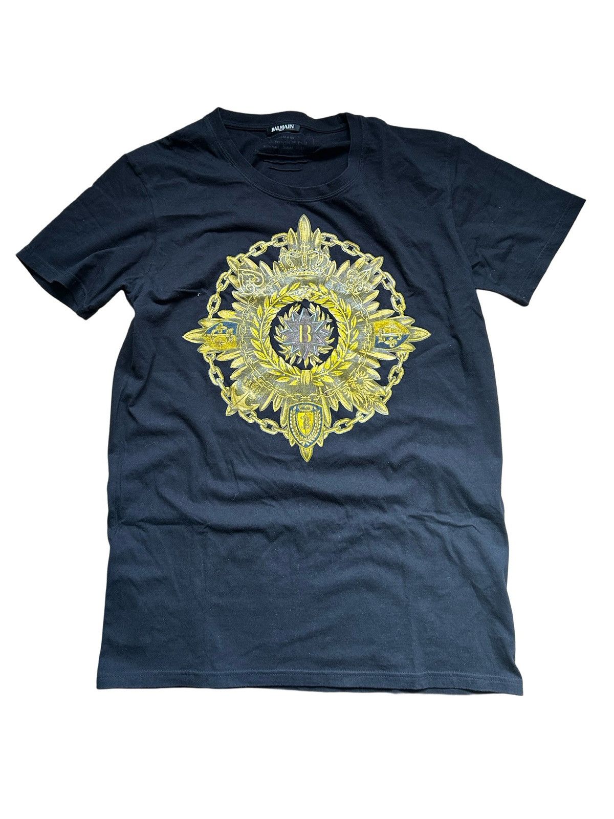Balmain Balmain A/W 2016 Graphic Tee Size US L / EU 52-54 / 3 - 1 Thumbnail