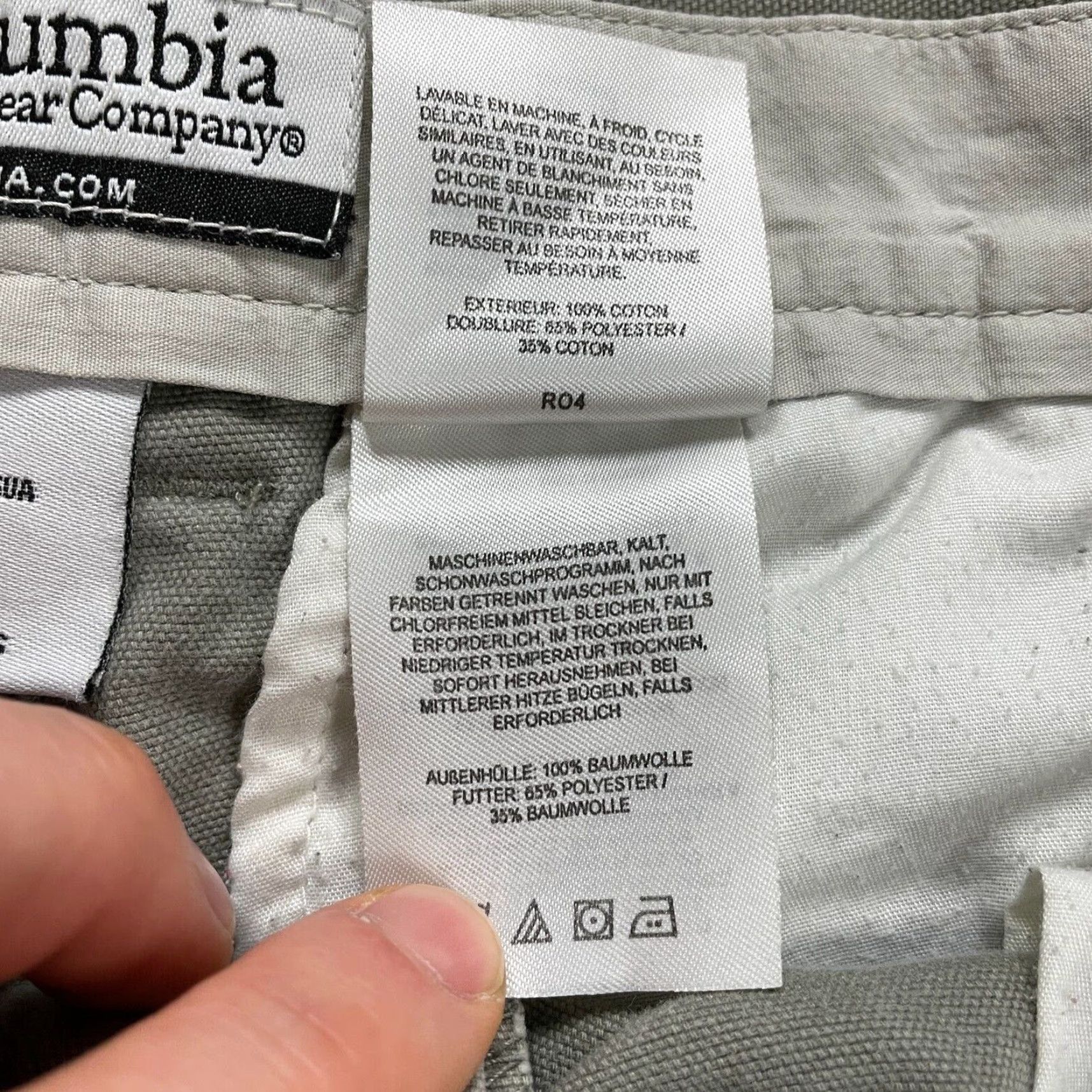 Vintage Columbia Chino Shorts Mens 32 Khaki Brown Solid Cotton Pockets Active Outdoor Size US 32 / EU 48 - 5 Thumbnail
