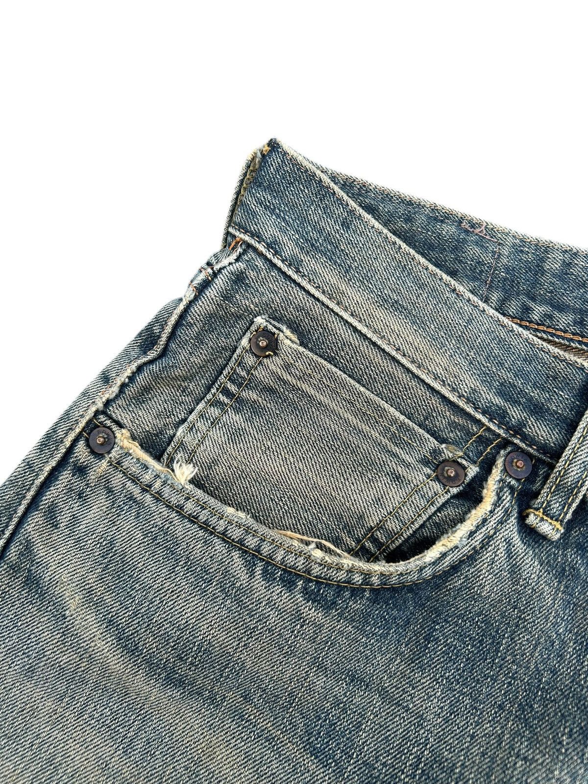 Kapital Vintage Edwin 505 Selvedge Rusty Denim Jeans Size US 34 / EU 50 - 6 Thumbnail