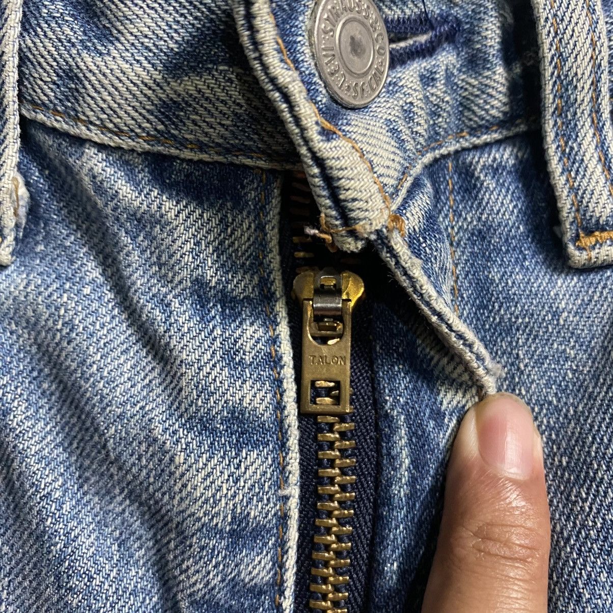 Levi's Dirty Blue Red Line Big E Levis 502-XX Jeans Red Line Size US 28 / EU 44 - 9 Thumbnail