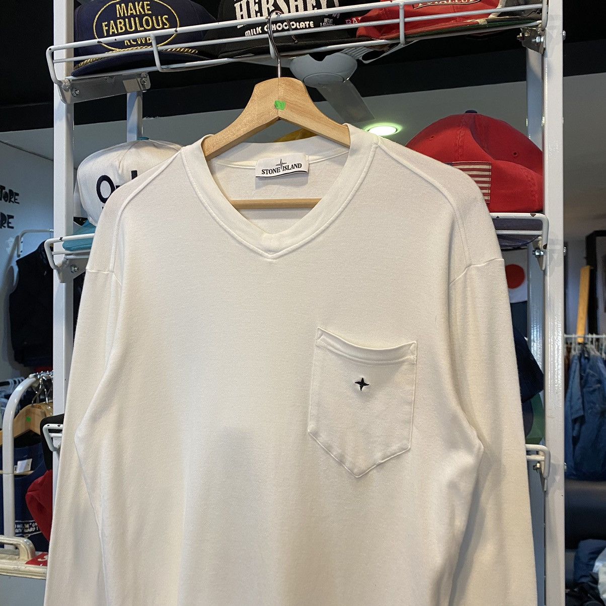 Stone Island Stone Island Pocket Long Sleeve T-Shirt - S Fit M Size US M / EU 48-50 / 2 - 3 Thumbnail
