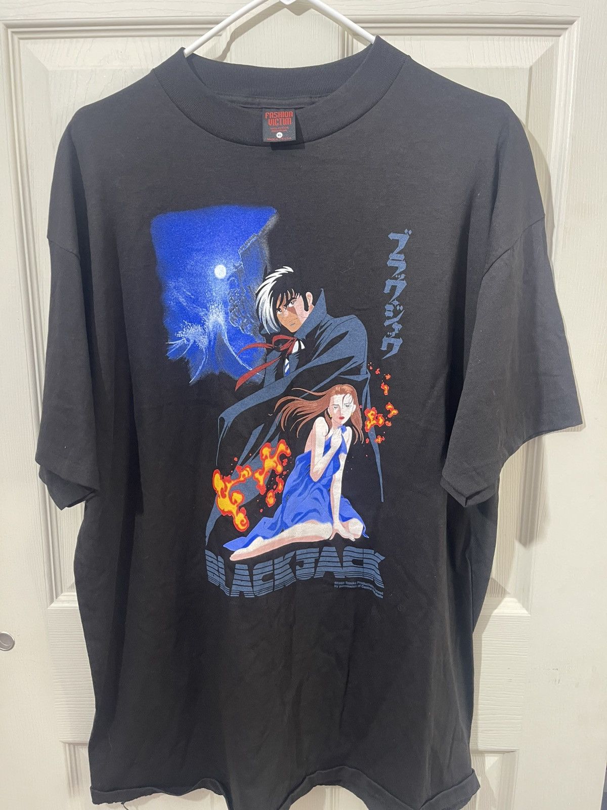 Blackjack × Japanese Brand × Vintage Black Jack T Shirt Size US XL / EU 56 / 4 - 1 Thumbnail