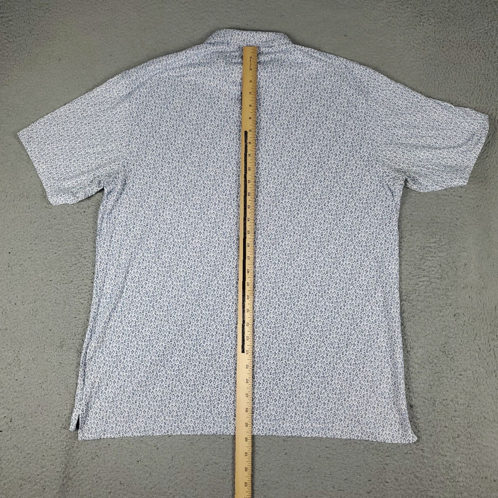 Peter Millar Peter Millar Polo Shirt Mens Large Blue Paisley Seaside Golf Short Sleeve Polo Shirt Mens Large Blue Paisley Size US L / EU 52-54 / 3 - 5 Thumbnail
