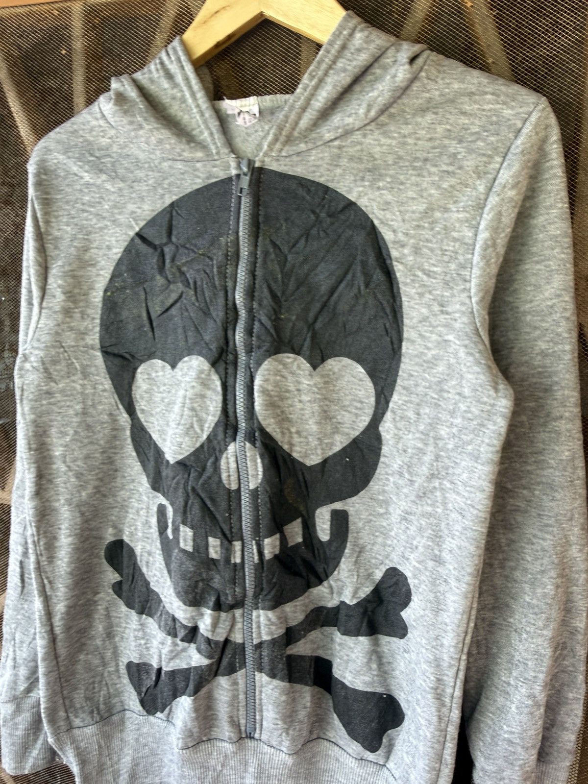 Japanese Brand Japanese Big Skull Hoodie Size US S / EU 44-46 / 1 - 4 Thumbnail