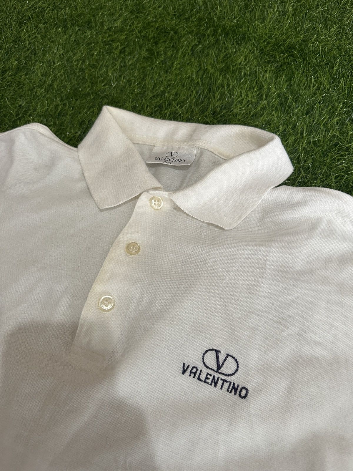Valentino Vintage valentino studio polo shirt size M Size US M / EU 48-50 / 2 - 2 Thumbnail