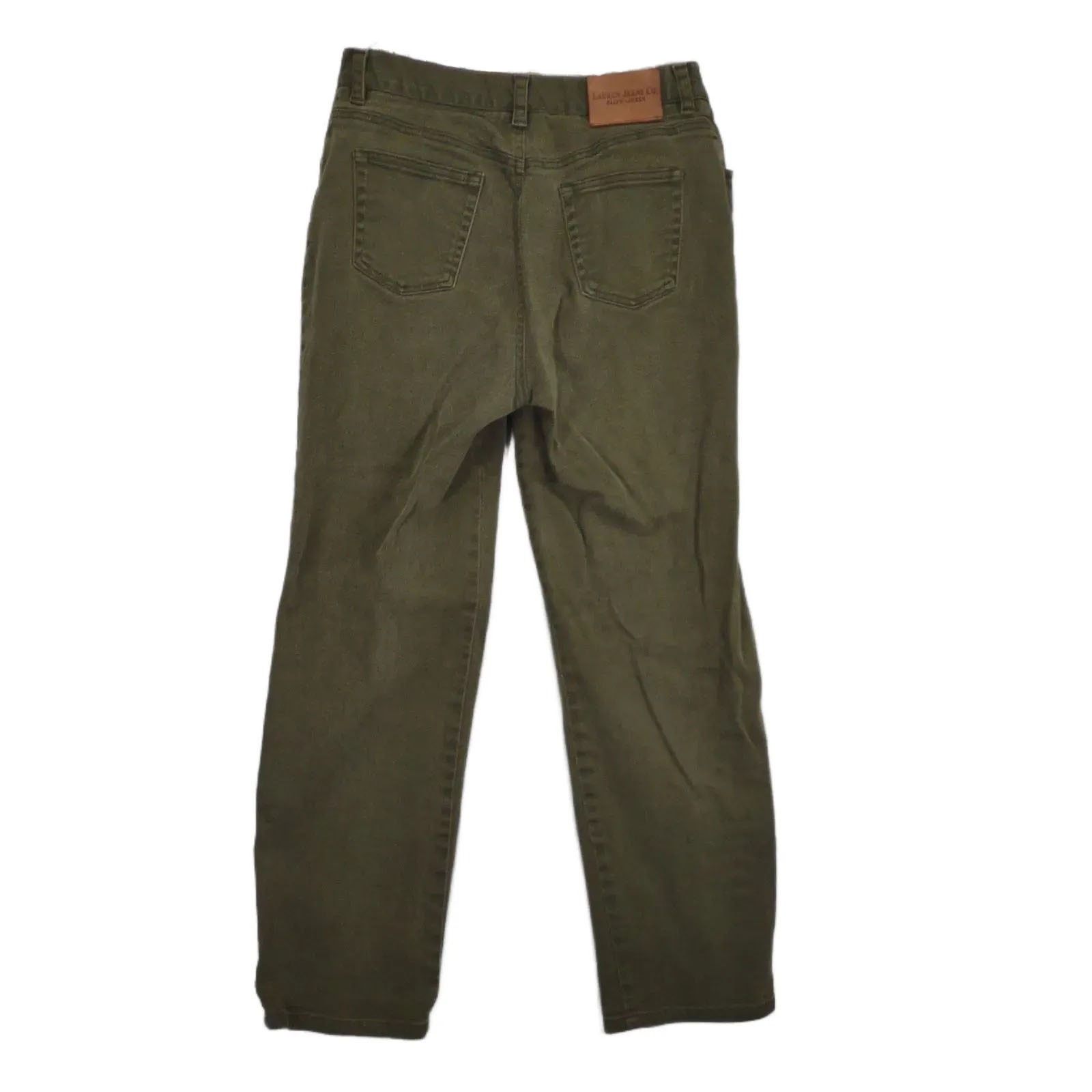 Ralph Lauren Ralph Lauren Jeans Co Women's 10P Straight Leg Olive Denim Size 32" / US 10 / IT 46 - 2 Thumbnail