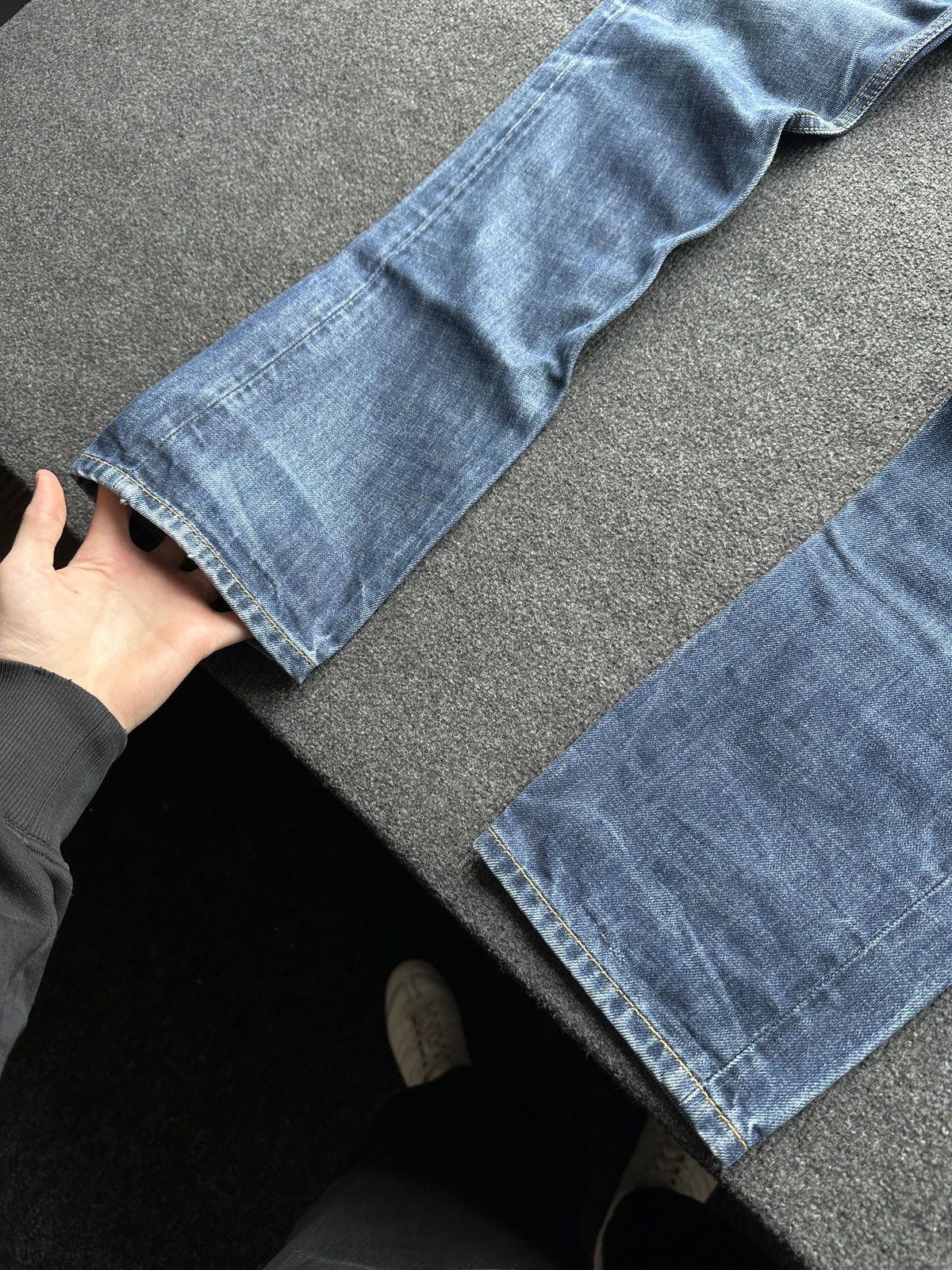Diesel 🚨 RARE DIESEL MEN DENIM JEANS AVANT GARDE IFSIXWASNINE Y2K Size US 36 / EU 52 - 3 Thumbnail
