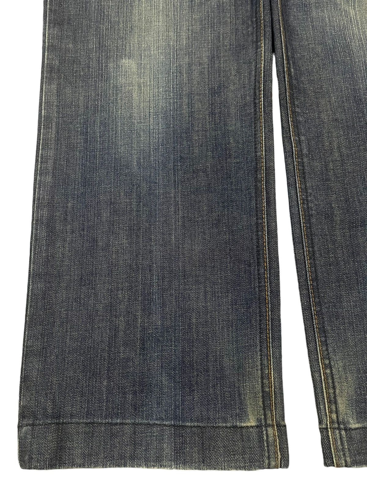 14th Addiction Vintage Japanese Brand Blue Wash Style Loose Jeans Size US 33 - 7 Thumbnail