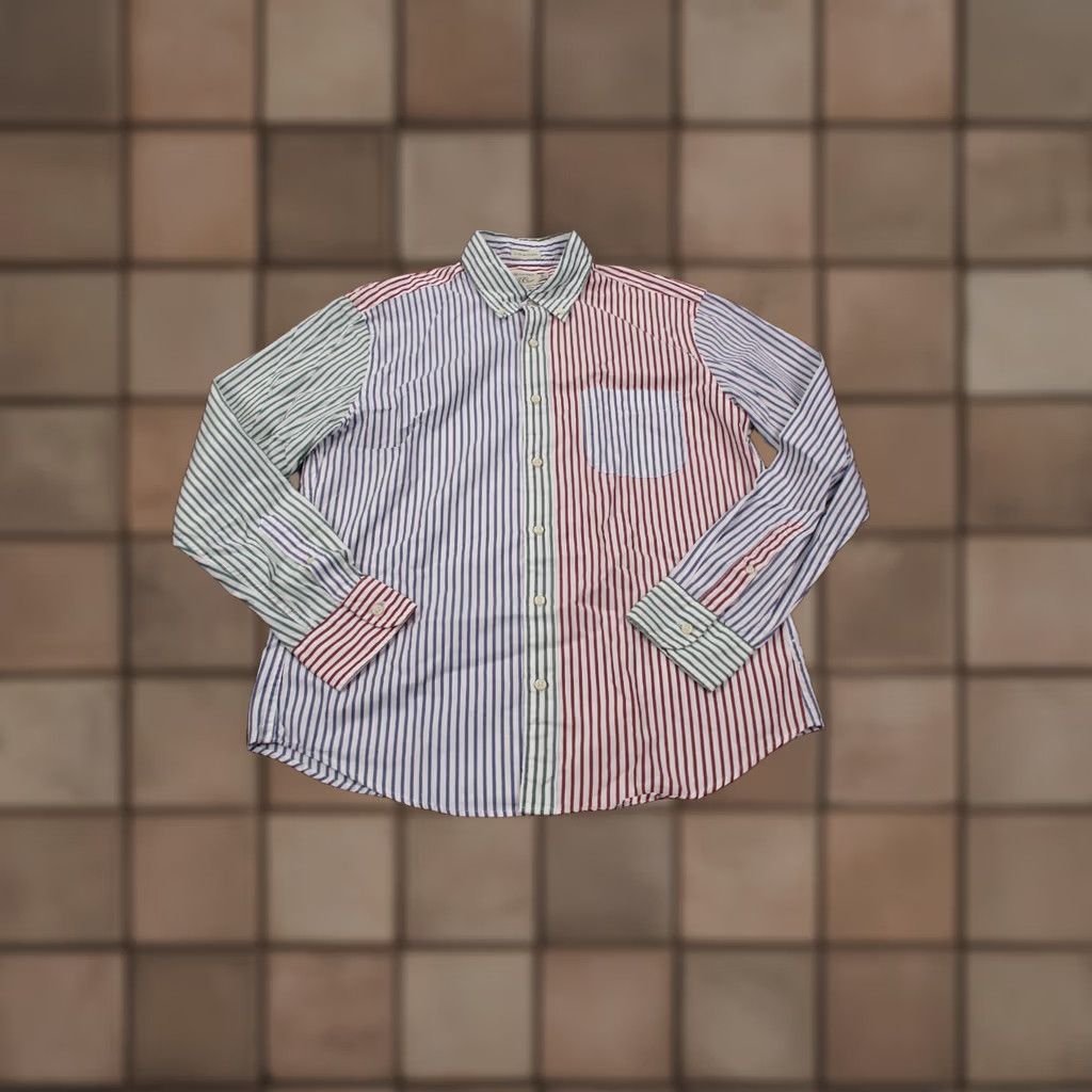 J.Crew J.CREW Shirt Mens M Colorblock Striped Business Slim fit Untucked Classic Casual Size US M / EU 48-50 / 2 - 1 Thumbnail