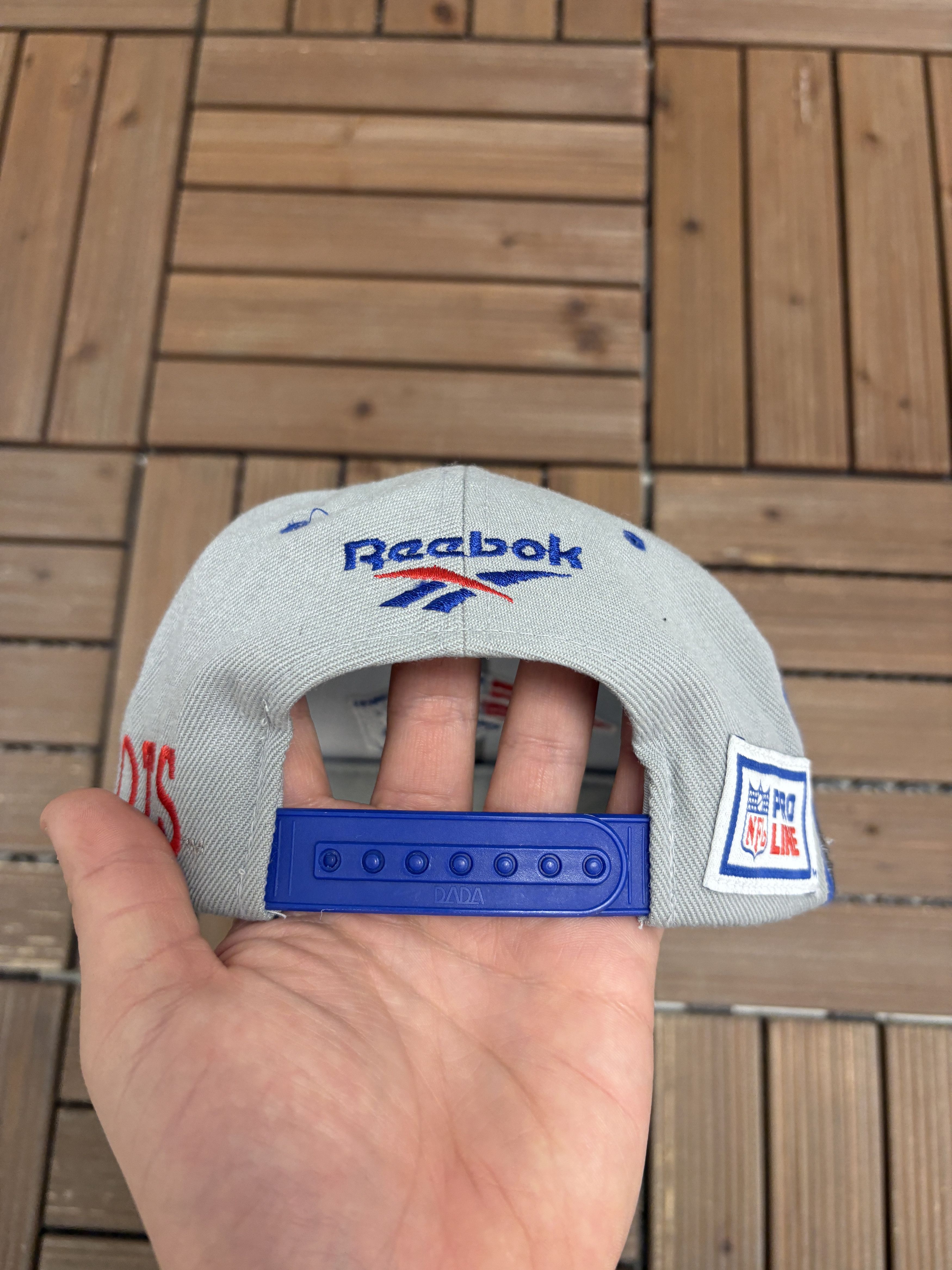 Reebok New England Patriots Embroidered Vintage Blue Snap Back Hat Size ONE SIZE - 5 Thumbnail