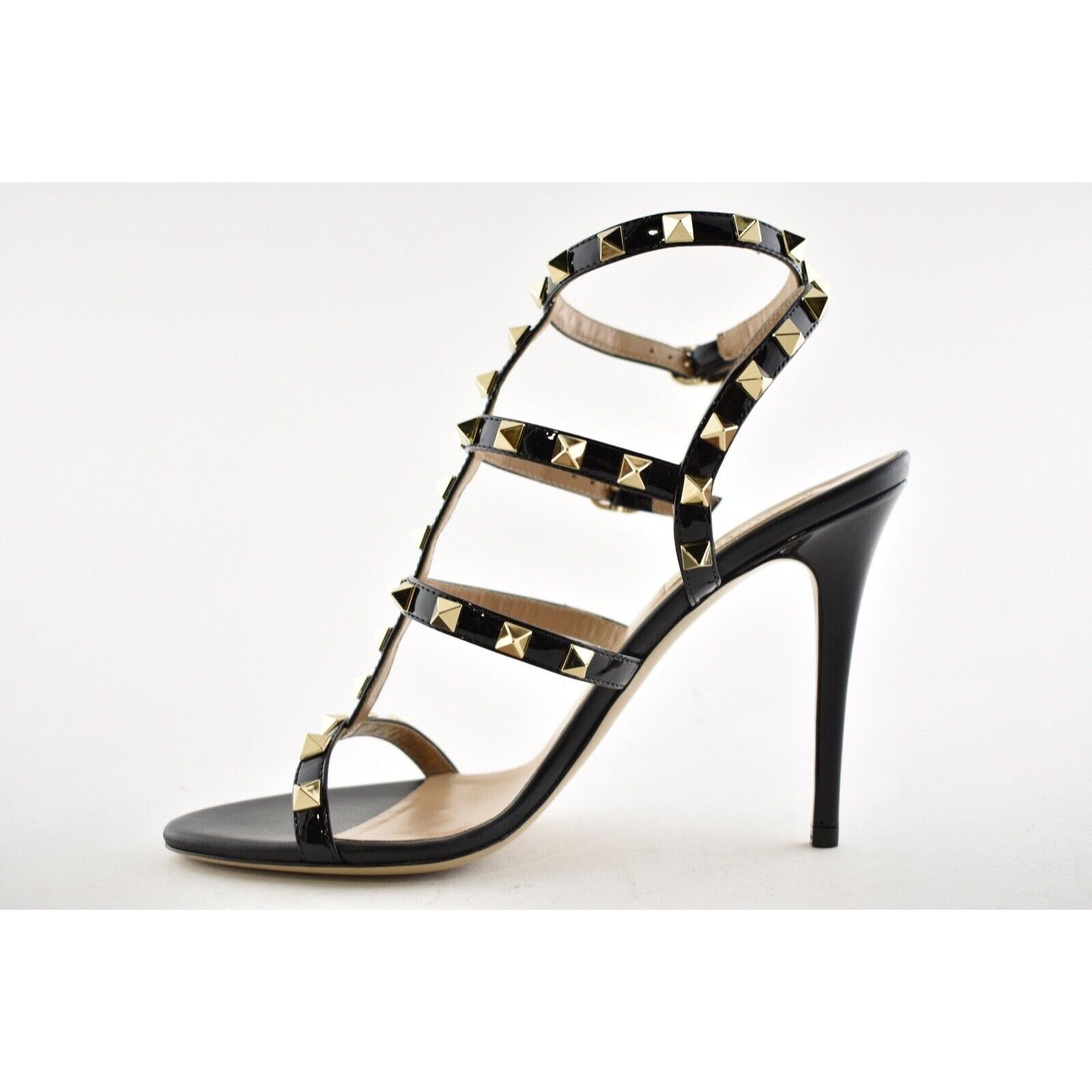 Valentino Rockstud 105 Stud Caged Ankle Strap Sandal Heel Pump 40 Size US 10 / IT 40 - 8 Thumbnail