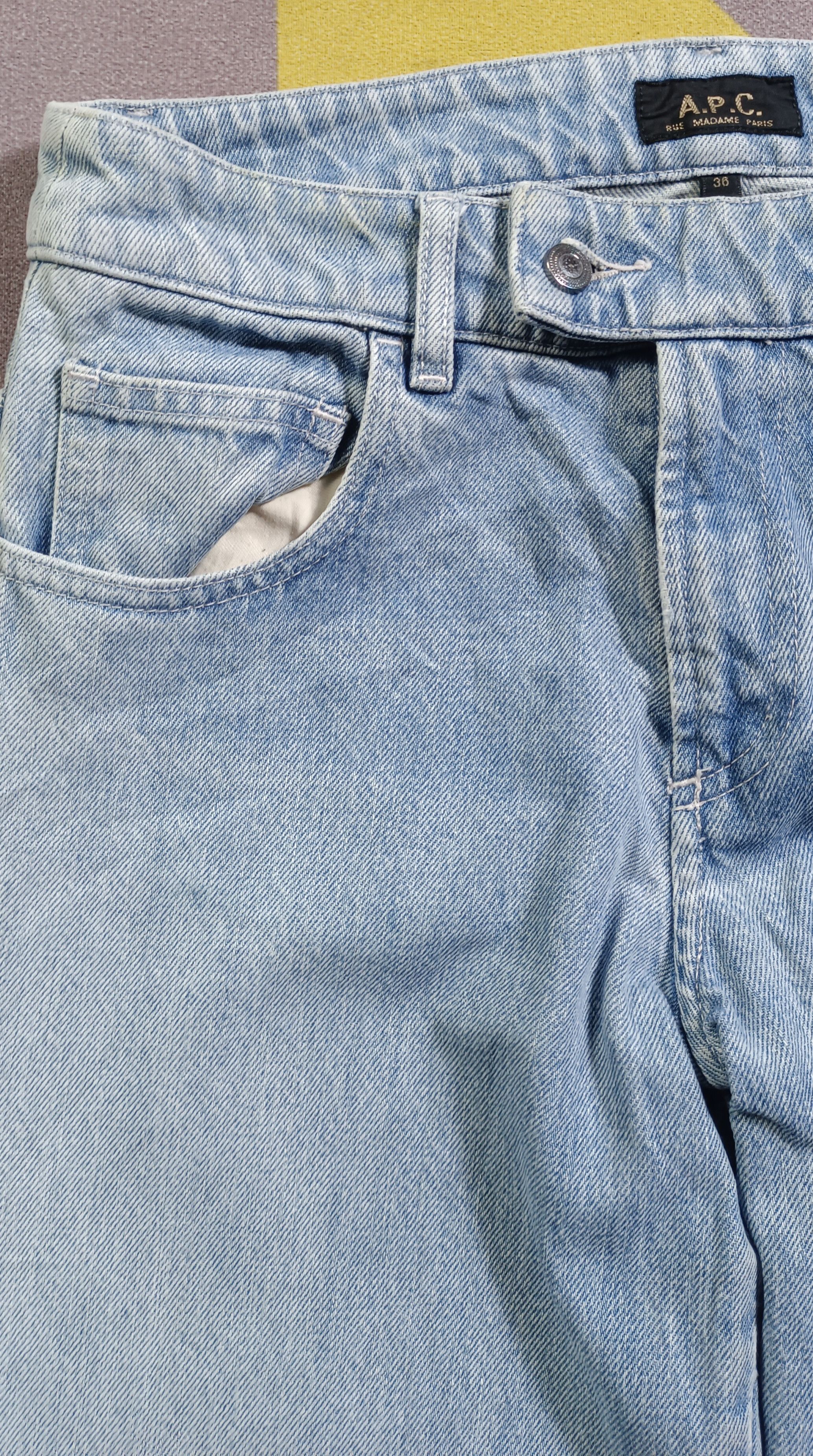 If Six Was Nine Vintage🔥A.P.C Jeans Baggie Denim Size US 29 - 9 Thumbnail