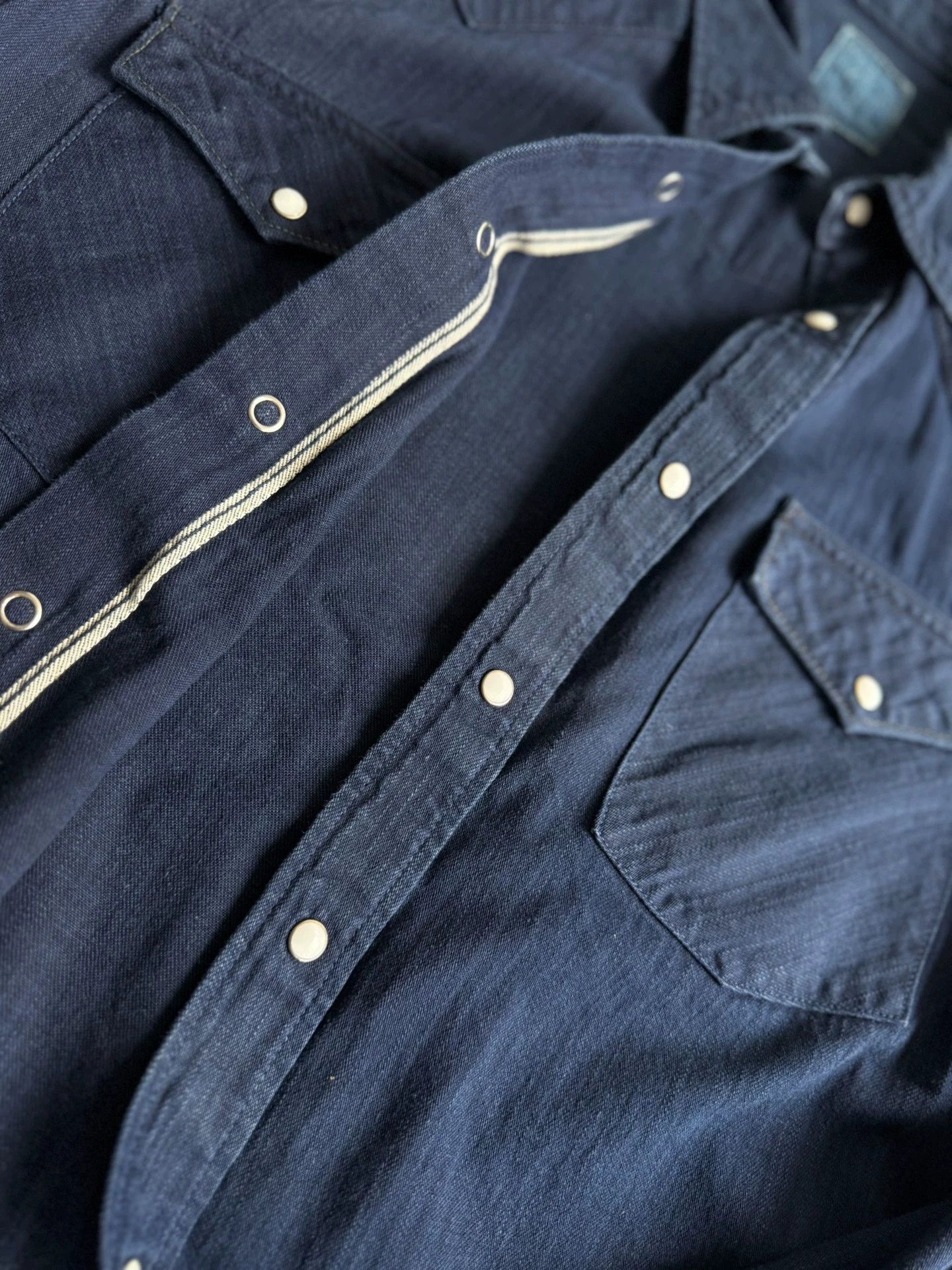 Visvim VISVIM 17AW ICT Indigo Dyed Shirt - Size 2 Size US M / EU 48-50 / 2 - 8 Thumbnail