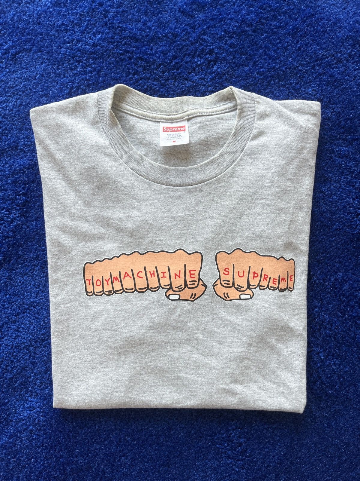 Supreme toy machine tシャツ M Supreme Toy Machine Fist Tee