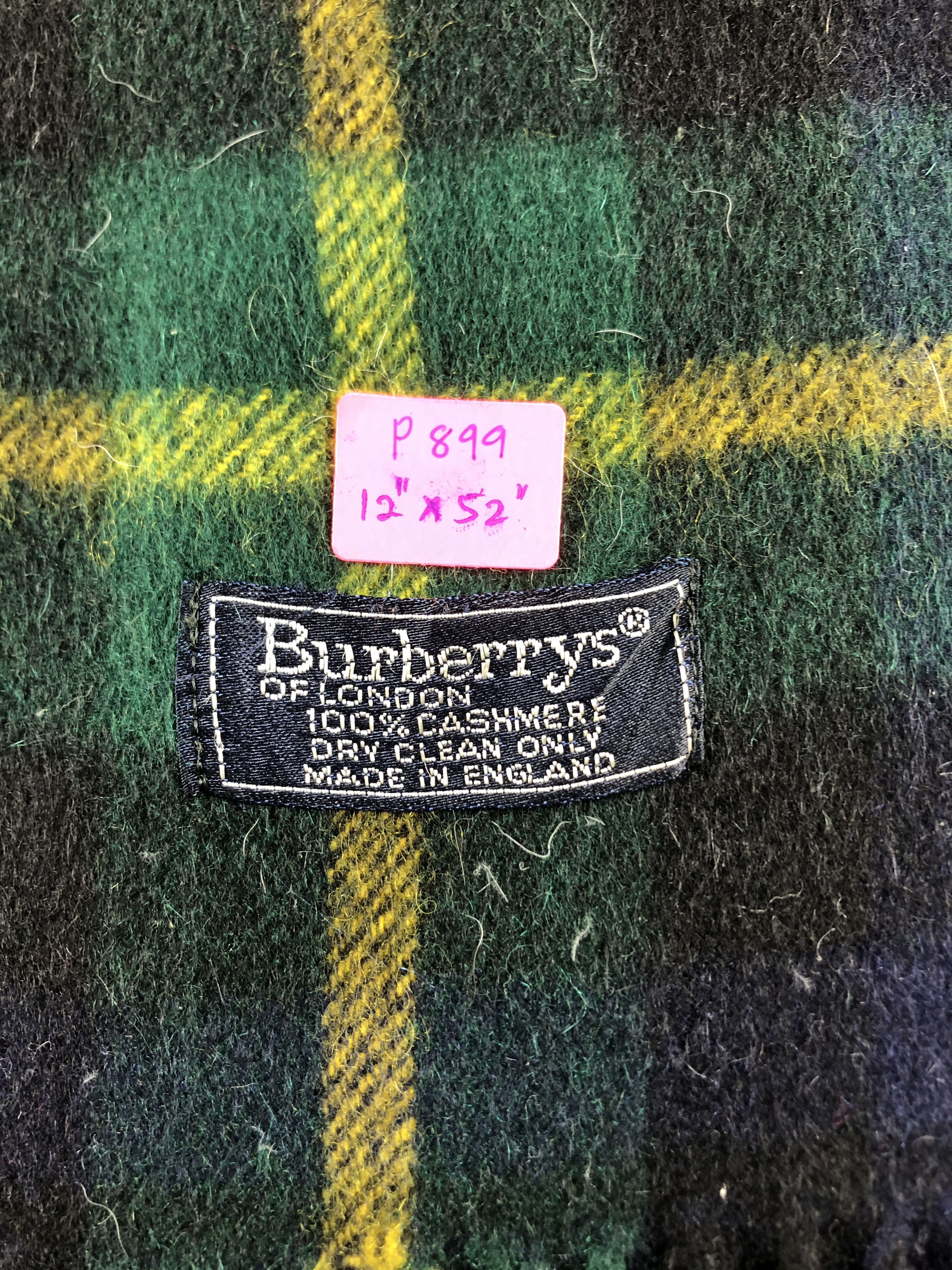 Burberry Burberry Cashmere Scarf / Muffler / Neckwear P899 Size ONE SIZE - 4 Thumbnail