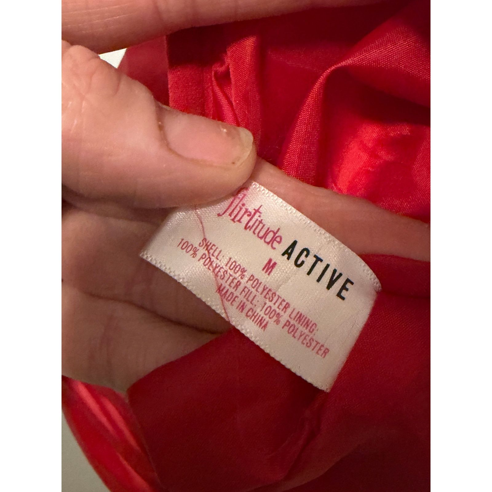 Other Flirtitude Active Red Solid Sleeveless Zip Up Pocketed Vest Size M / US 6-8 / IT 42-44 - 9 Thumbnail