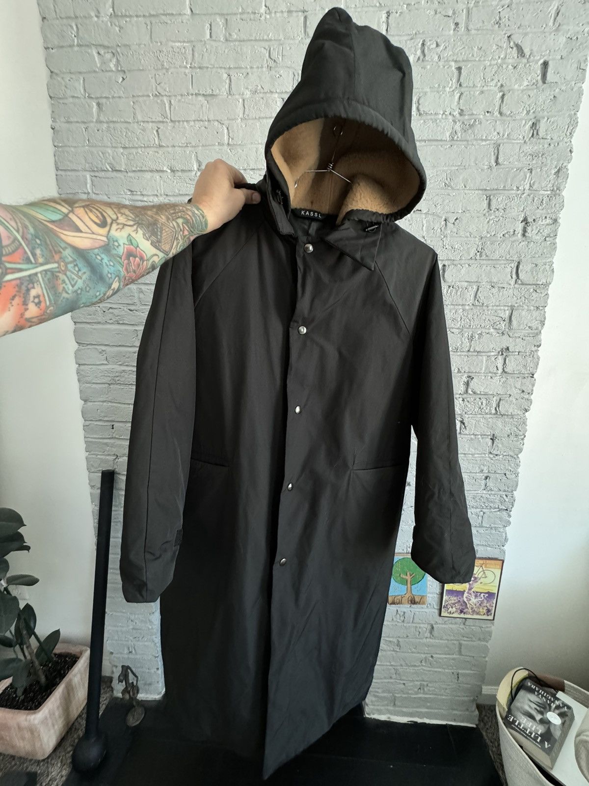 Kassl Editions Kassl Editions Canvas Sheepskin Coat Size US L / EU 52-54 / 3 - 3 Thumbnail