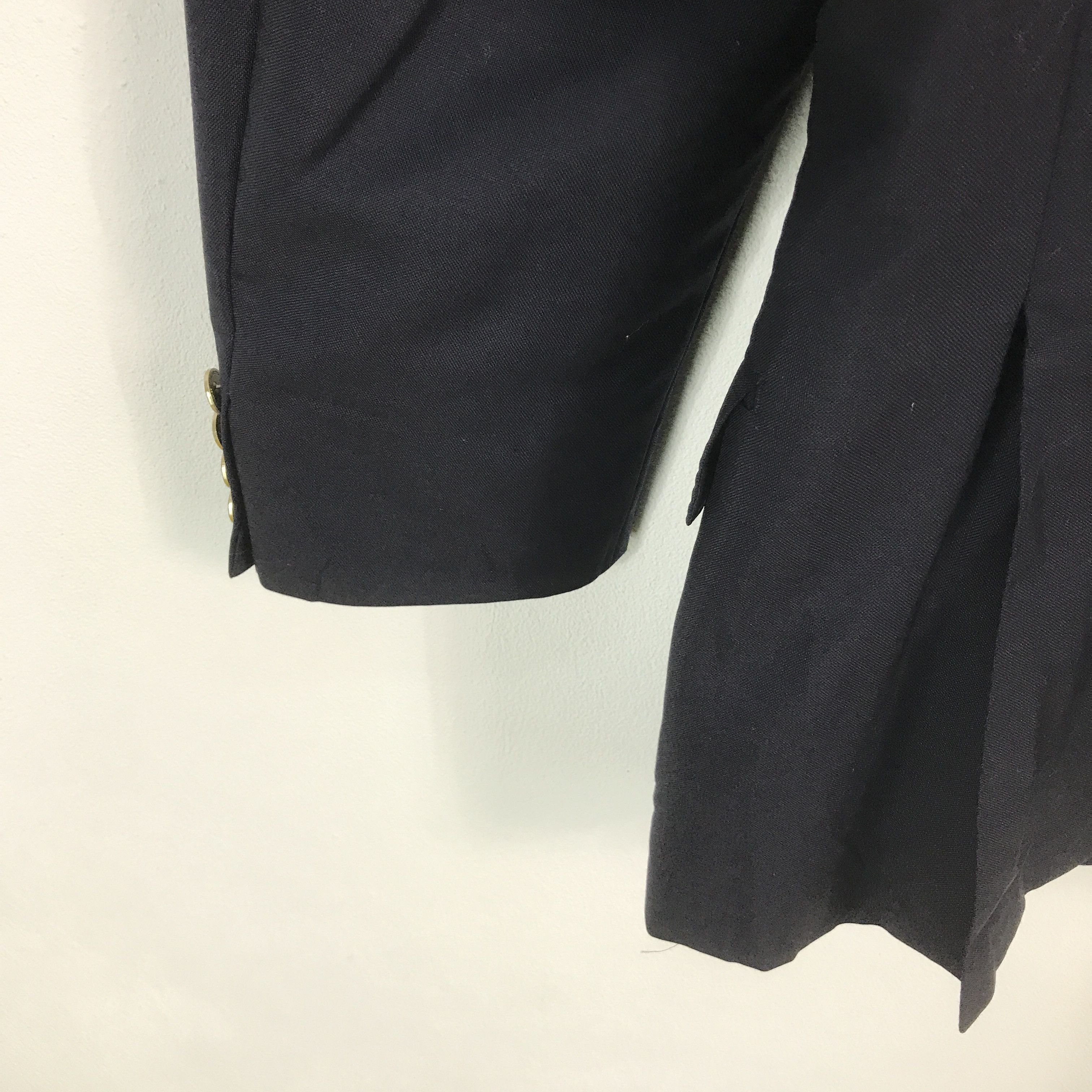 Burberry × Japanese Brand burberrys Blazer gold button coat jacket Size US L / EU 52-54 / 3 - 7 Thumbnail