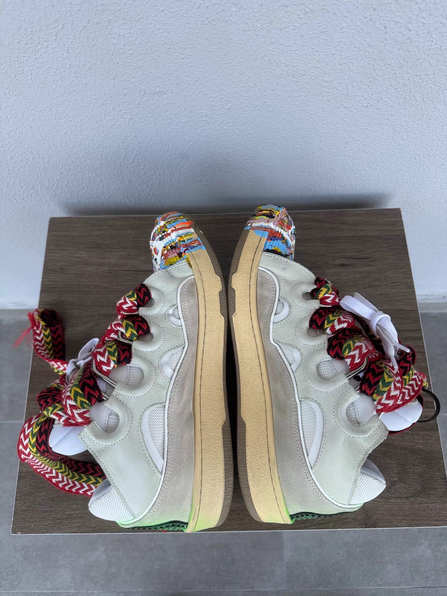 Lanvin Lanvin × Gallery Dept. Curb Paint Drip Sneakers K6 Size US 9 / EU 42 - 6 Thumbnail