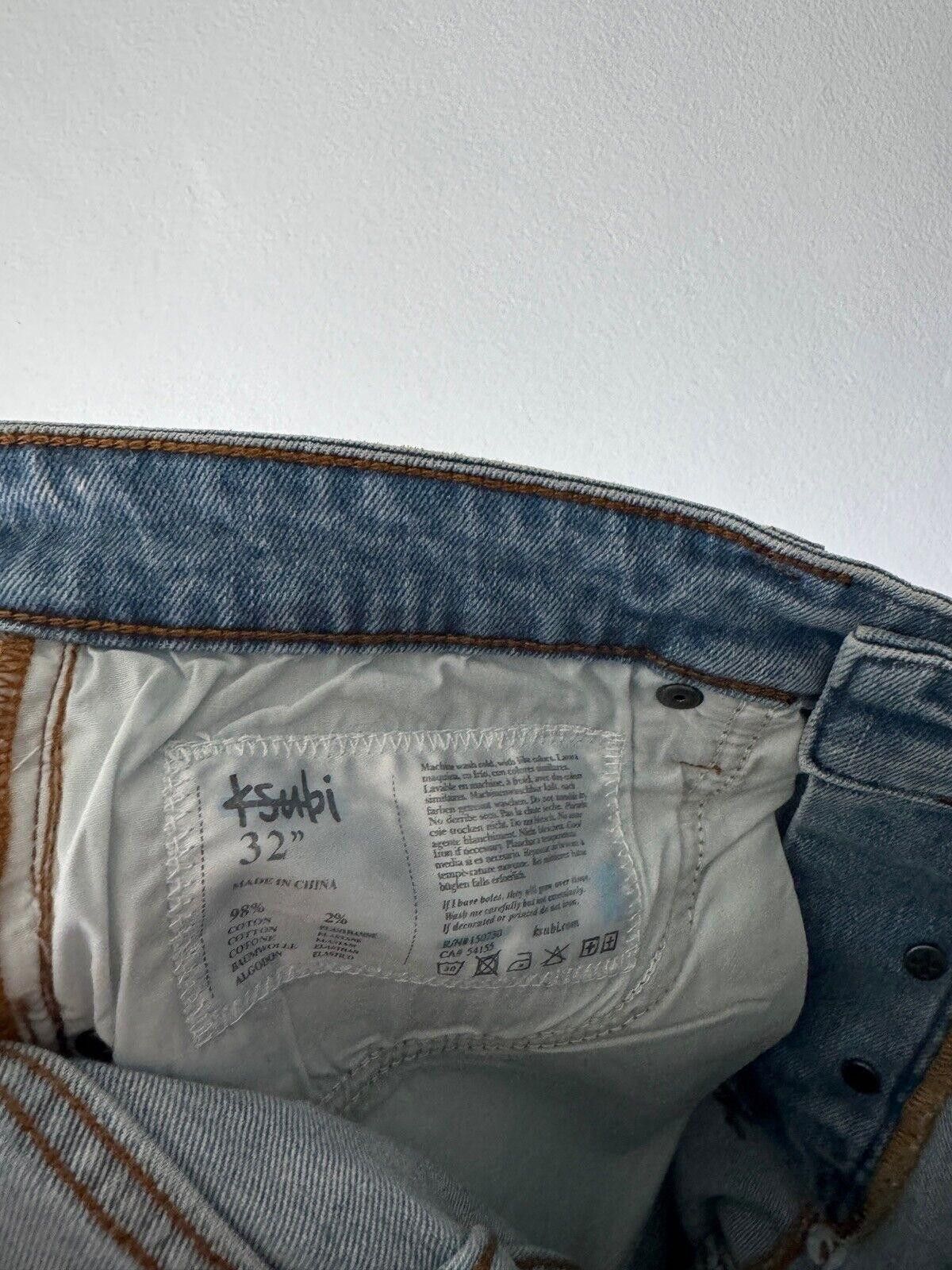 Ksubi new Ksubi mens denim jean hazlow 32 nimbus light blue Size US 32 / EU 48 - 8 Thumbnail