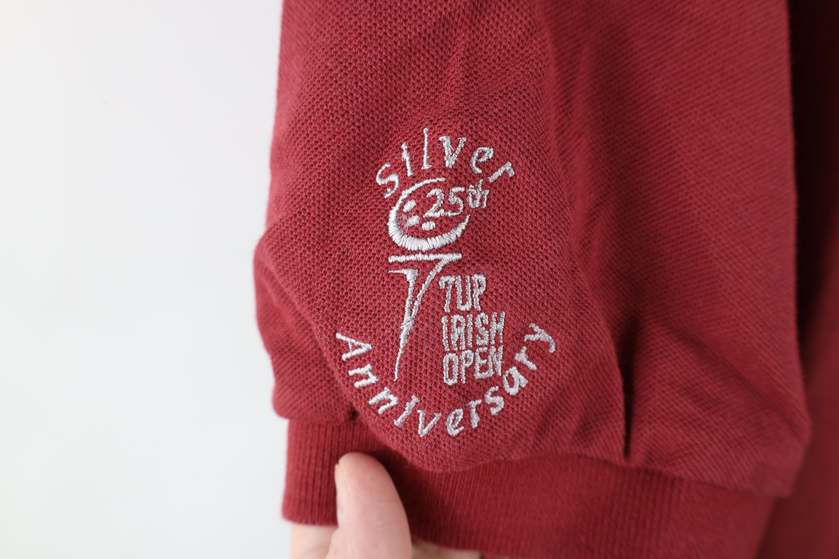 Nike × Vintage Vintage Nike Golf Scott Mini Swoosh Golf Polo Shirt Red Size US XXL / EU 58 / 5 - 5 Thumbnail