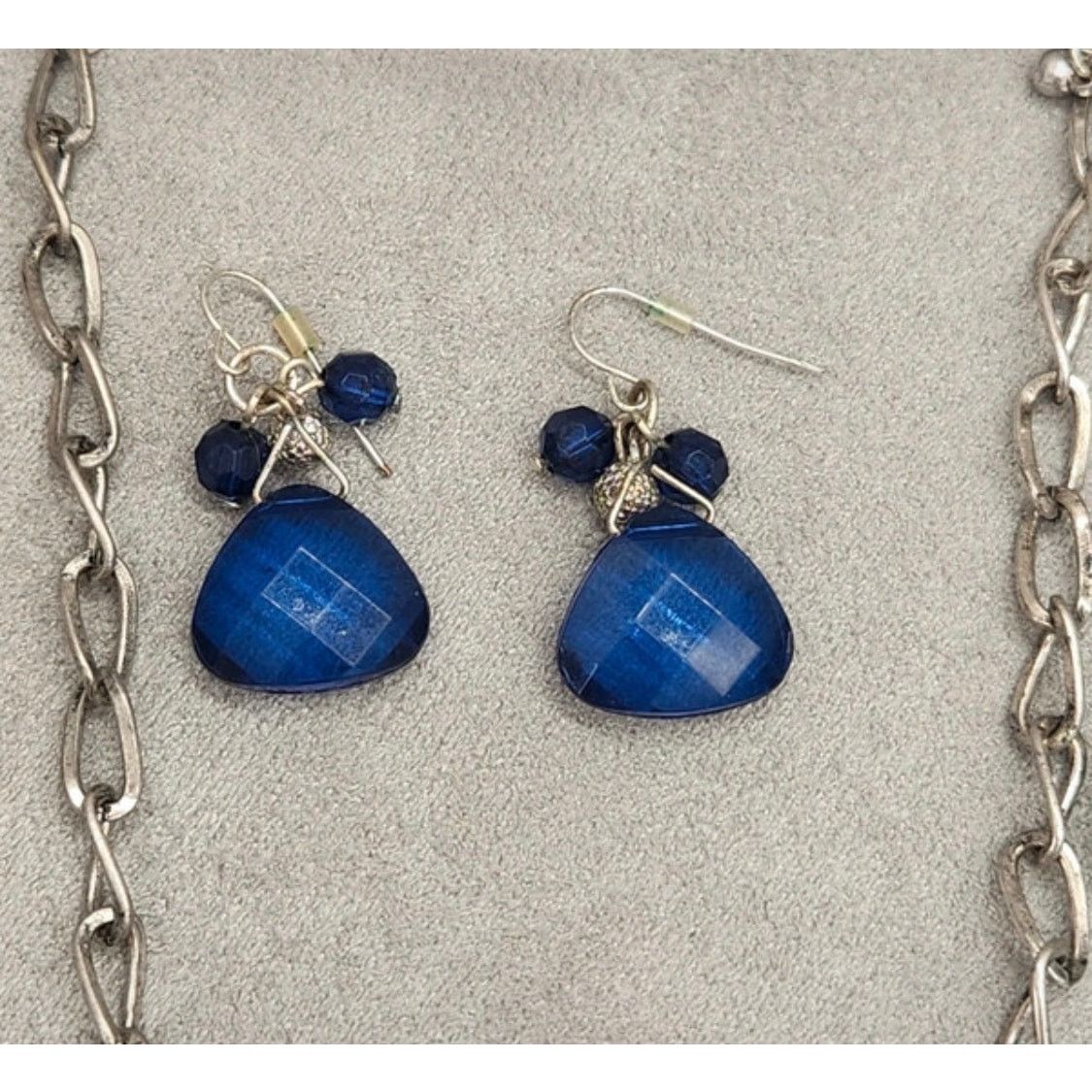 Other Lot of 12 costume jewelry boho Blue White Silver Tone Bundle Size ONE SIZE - 3 Thumbnail