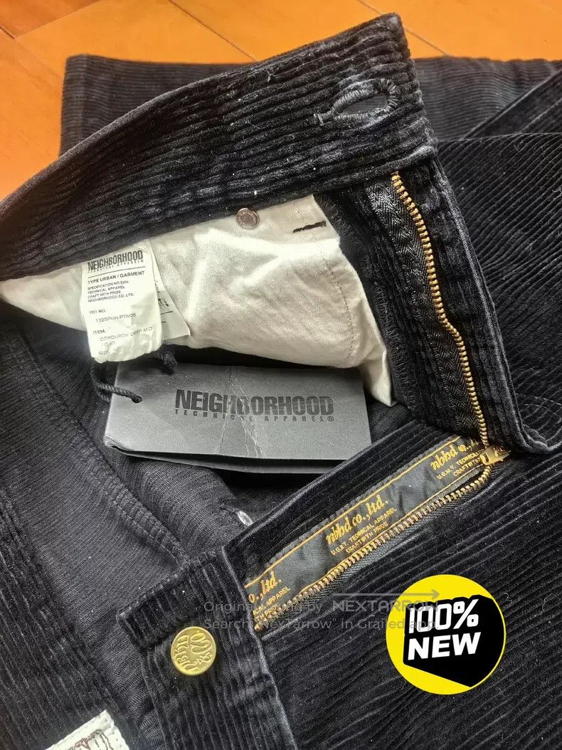 Neighborhood Neighborhood size M Black Corduroy Pants Size US 27 - 5 Thumbnail