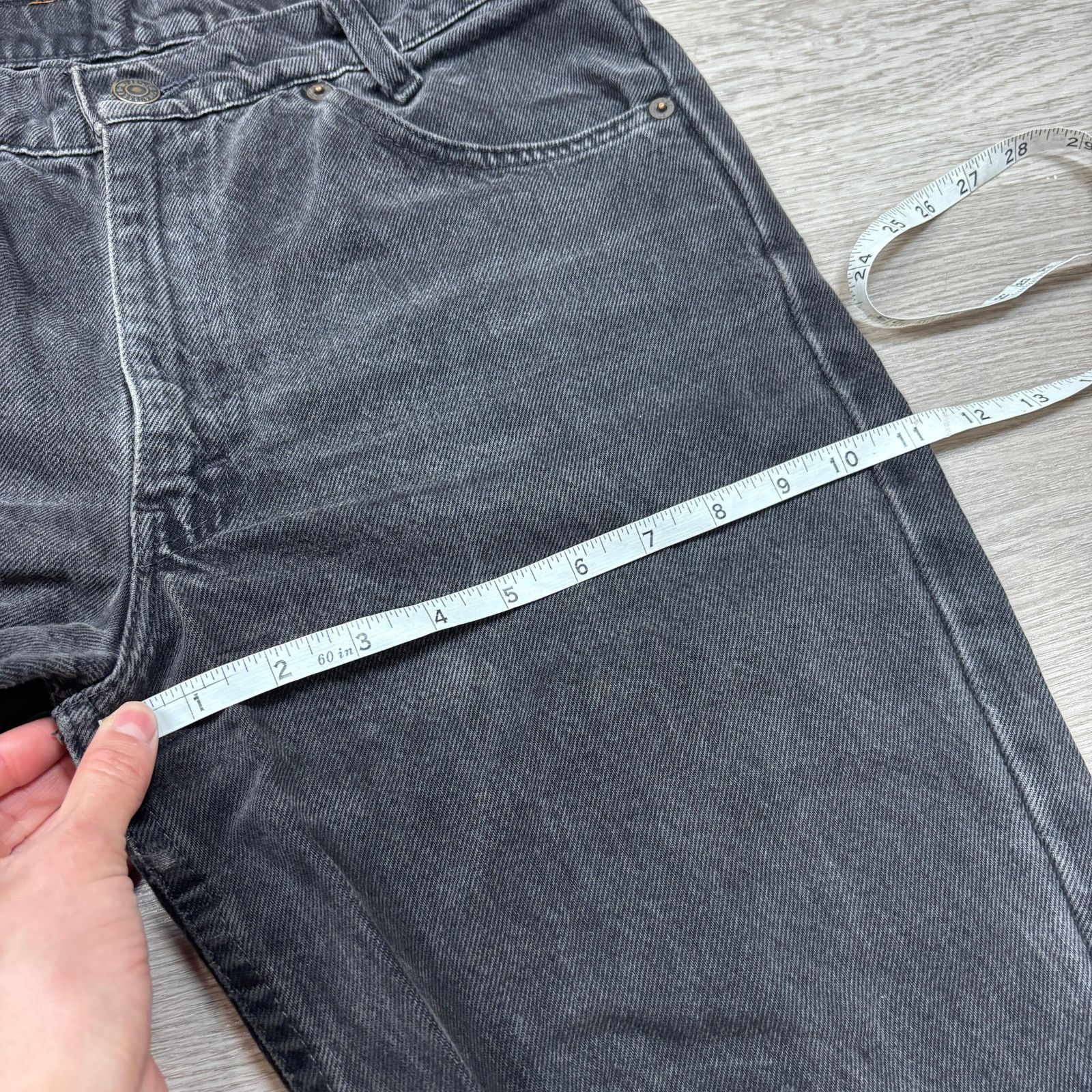 Levi's × Vintage Vintage 90s Levi's 550 Student Relaxed Black Jeans 30x32 Size US 30 / EU 46 - 8 Thumbnail