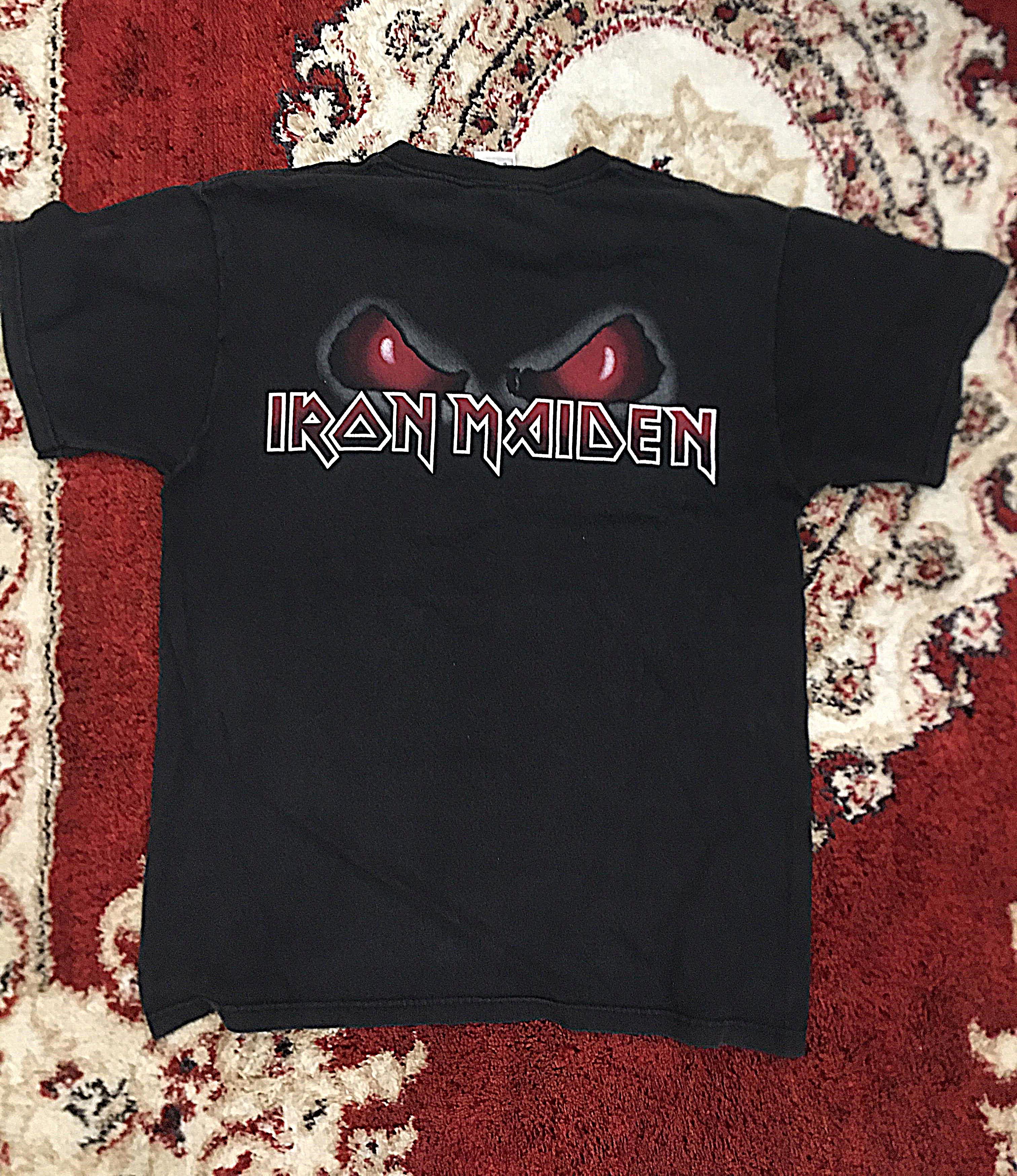 Band Tees × Iron Maiden × Vintage vintage Rare iron maide shirt Black gothic Size US M / EU 48-50 / 2 - 3 Thumbnail