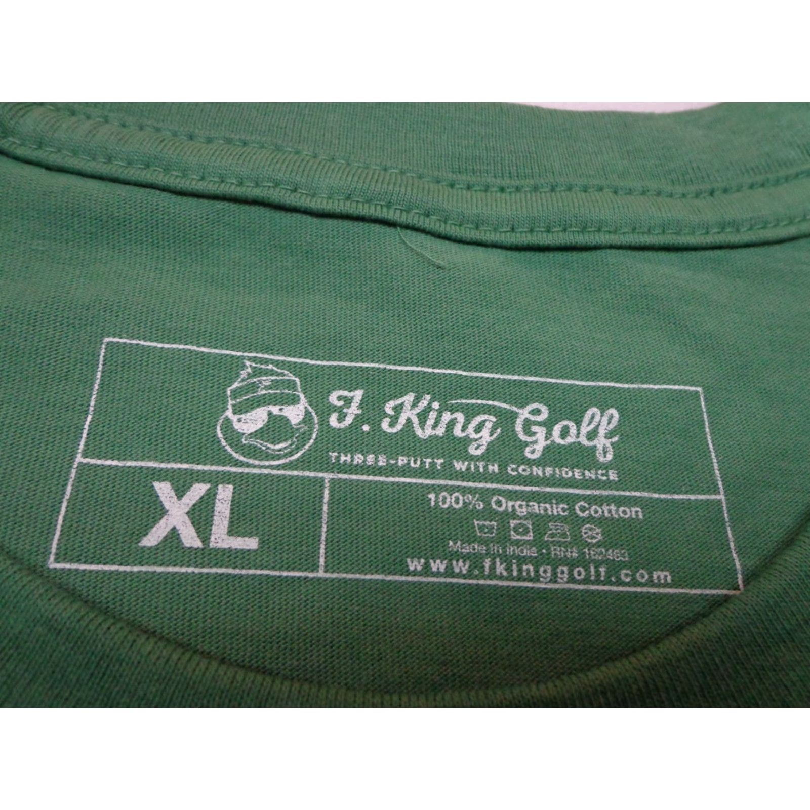 Vintage F. King Golf Shirt XL Green Tee T-Shirt Men Short Sleeve Dad & Daughter & Son Family Tee - Size XL Size US XL / EU 56 / 4 - 3 Thumbnail