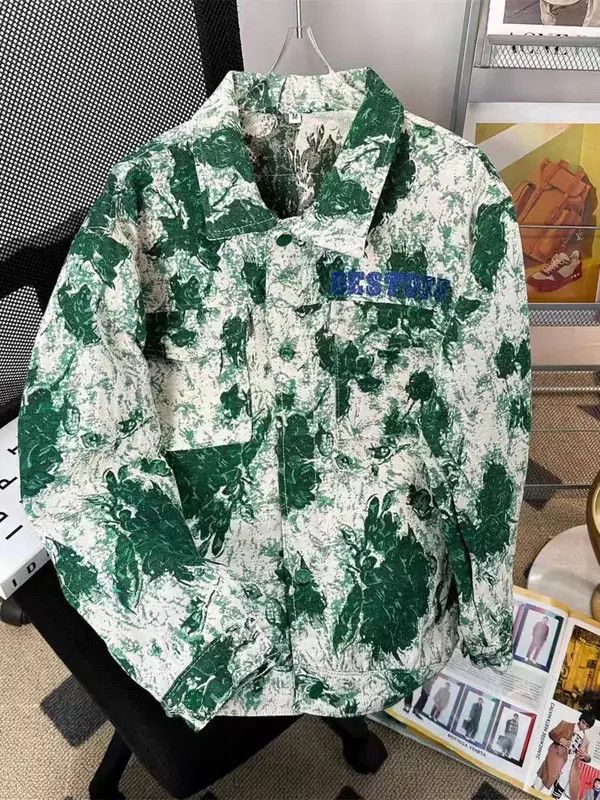 VIBE Street Hip Hop Graffiti Loose Fashion Denim Jacket Size US L / EU 52-54 / 3 - 8 Thumbnail