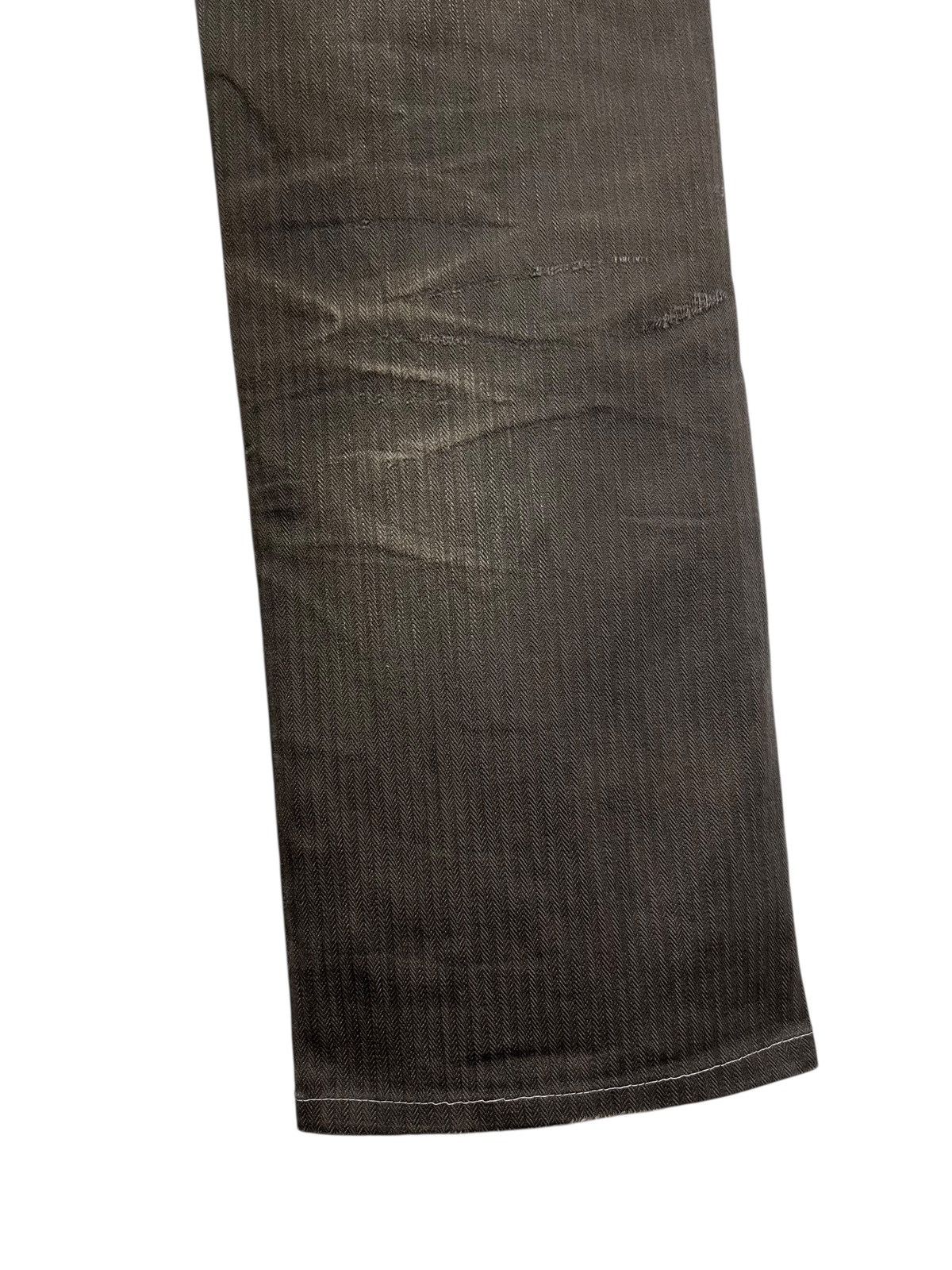 Issey Miyake Vintage TETE HOMME Classic Twill Weave Cotton Mudwash Brown Size US 29 - 7 Thumbnail