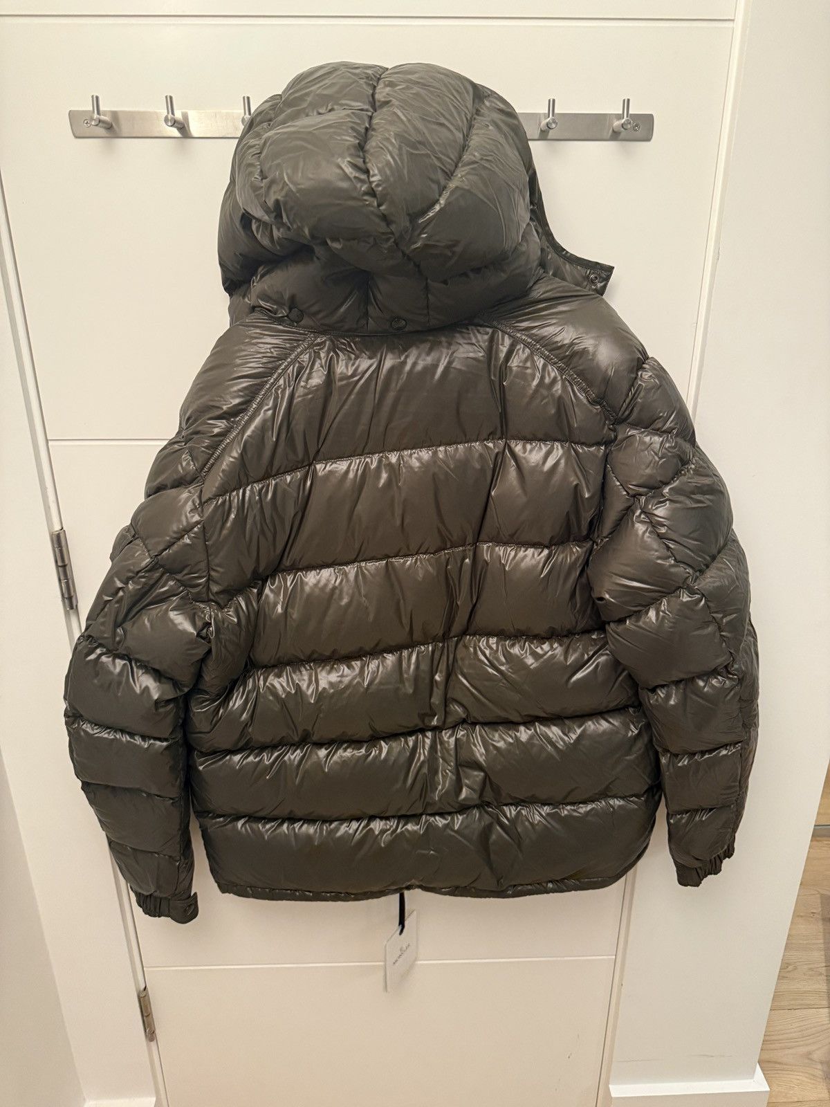 Moncler Moncler Maya Hooded Short Down Jacket - Olive Size US XXL / EU 58 / 5 - 2 Thumbnail