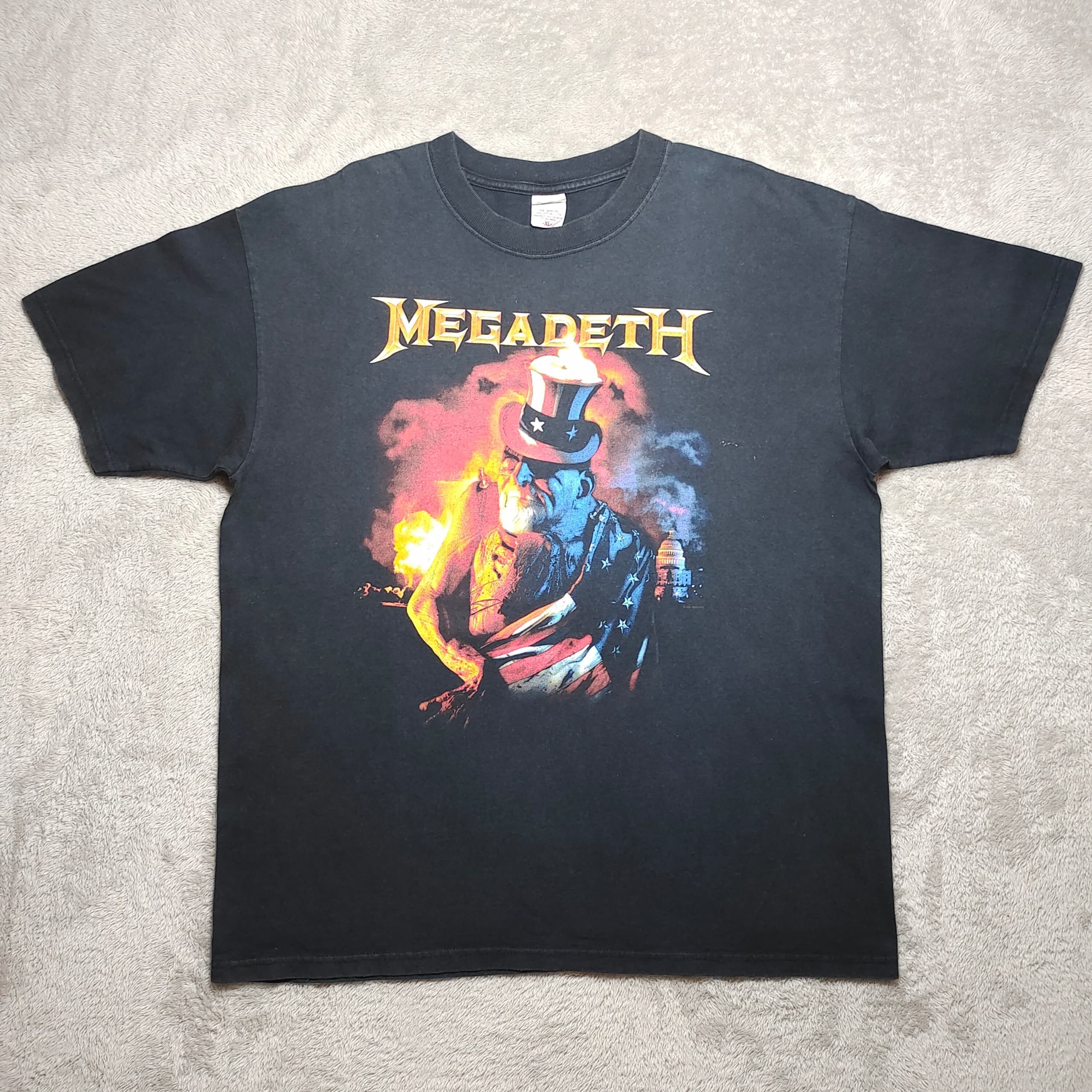 Megadeth VINTAGE Y2K MEGADETH TOUR T SHIRT Size US XL / EU 56 / 4 - 1 Thumbnail