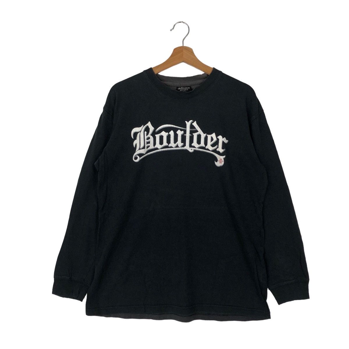 Band Tees VINTAGE SWEATSHIRT BAND TEE BIG LOGO BOULDER Size US L / EU 52-54 / 3 - 1 Thumbnail